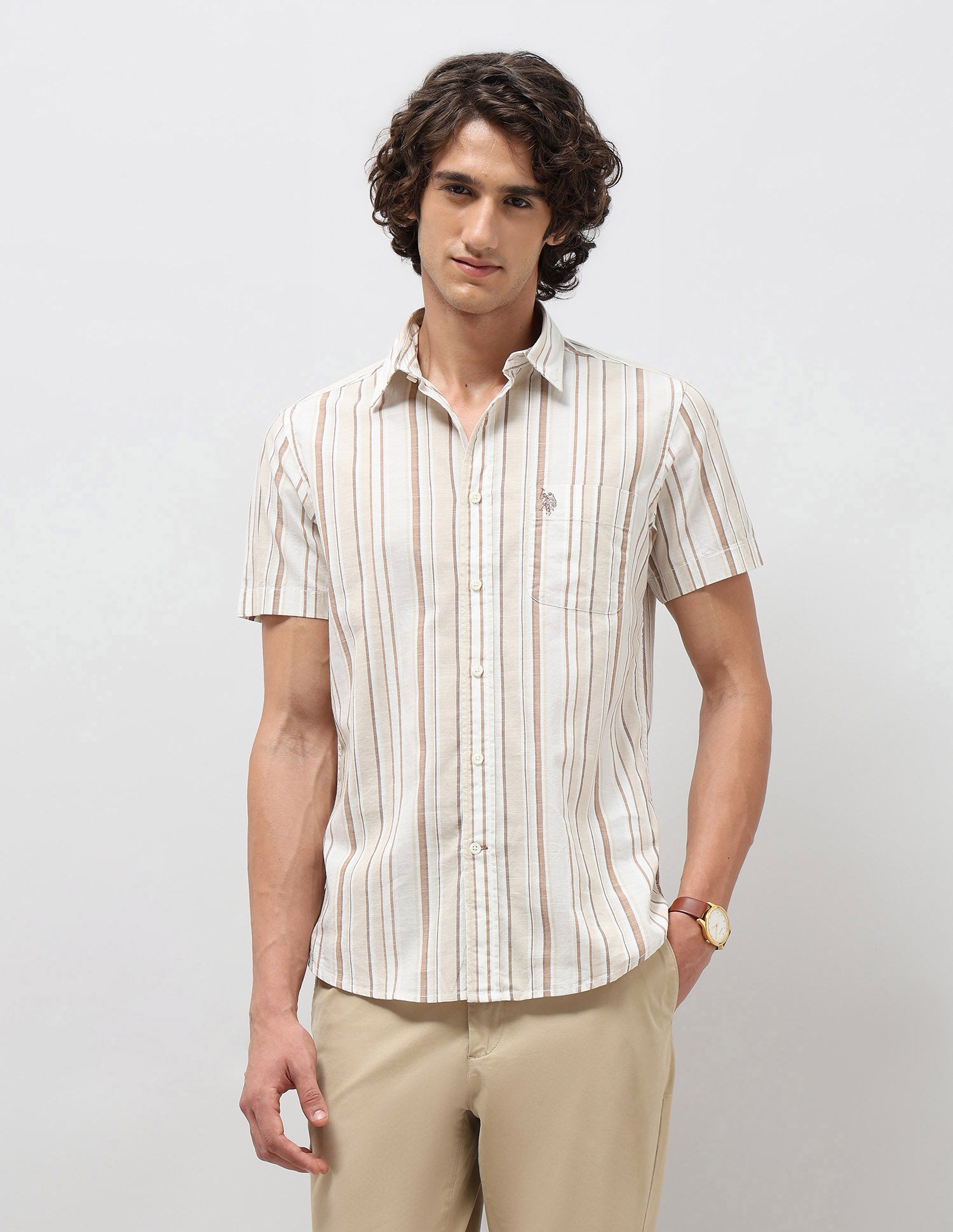 Pure Cotton Slim Fit Shirt