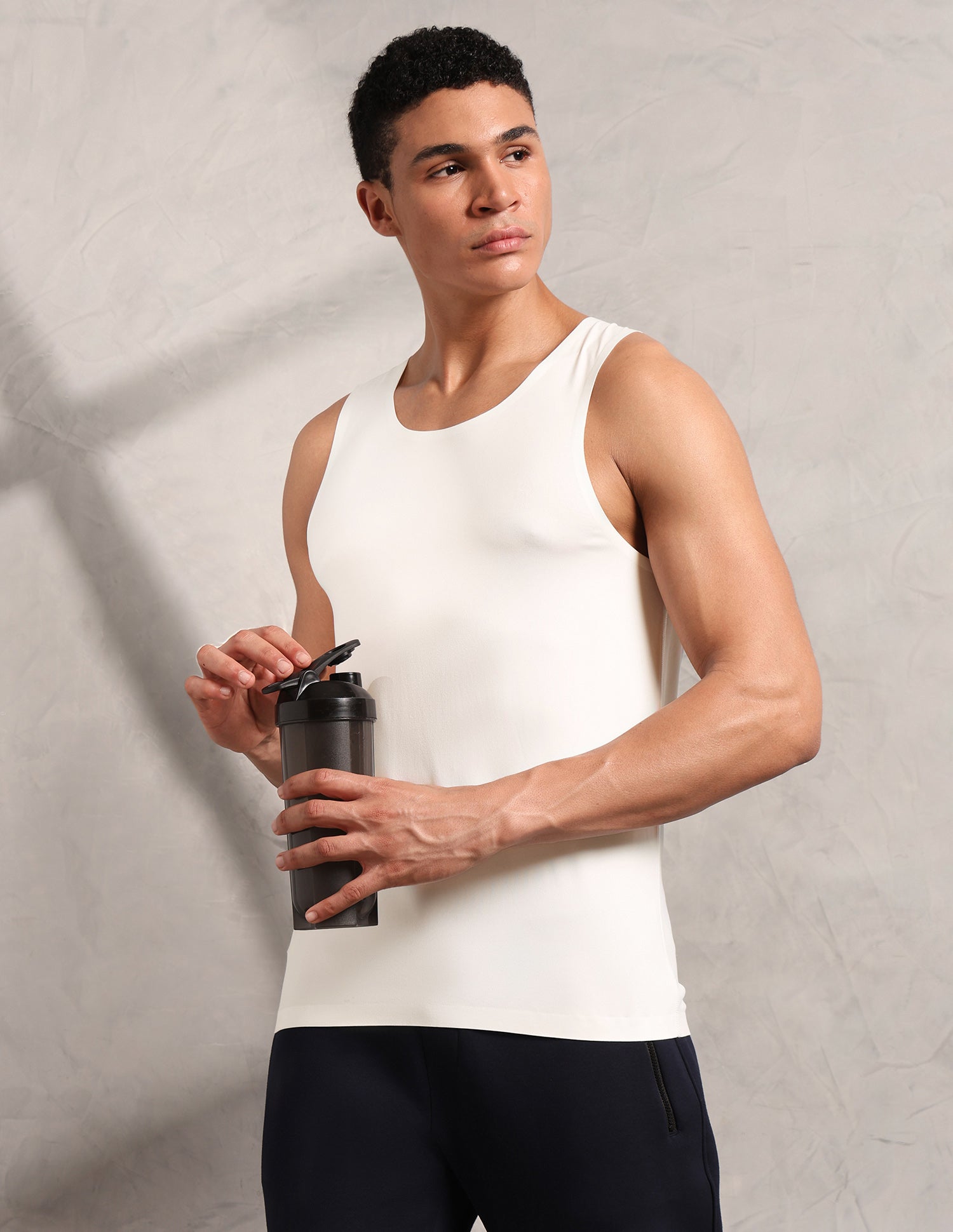 Essential Sports RV002 Seamless Vest White - U.S. Polo Assn. India | Large