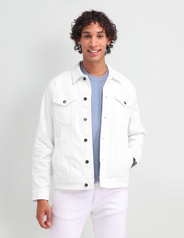Denim Coats Maurices White Jean Jacket Buy Women White Washed Denim Jacket Online At Best Price Sassafras