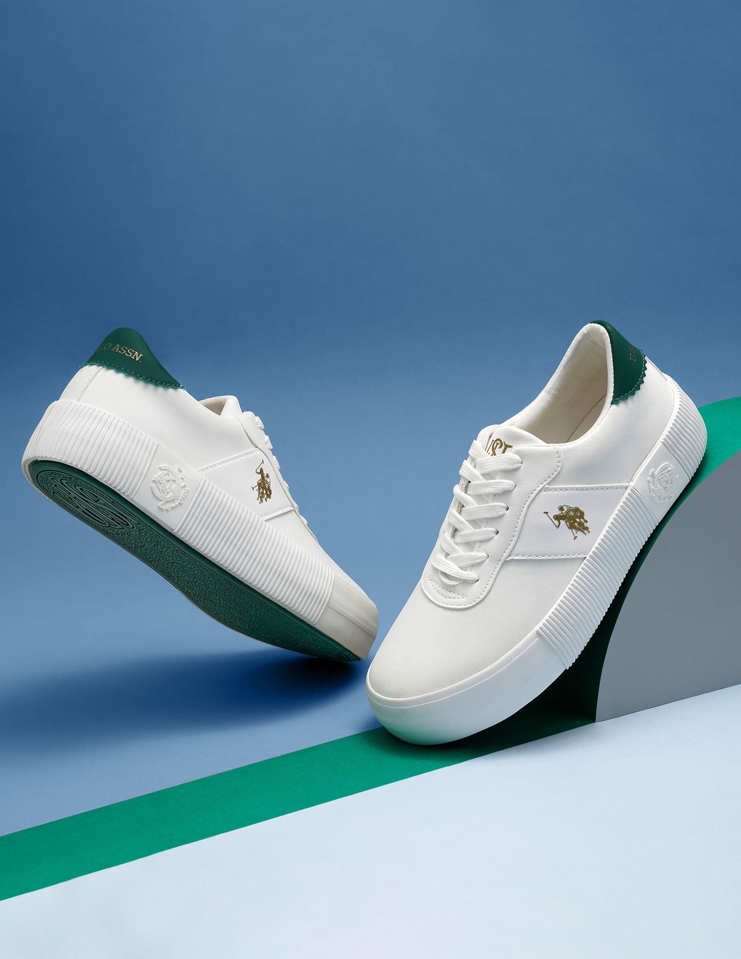 U.S. Polo Assn. Women Cordela 3.0 Round Toe Lace-Ups Sneakers