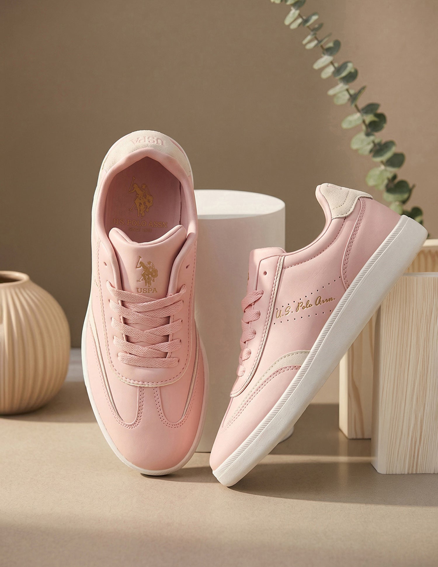 Renata Nude Sneakers Shoes Nude - U.S. Polo Assn. India | Large