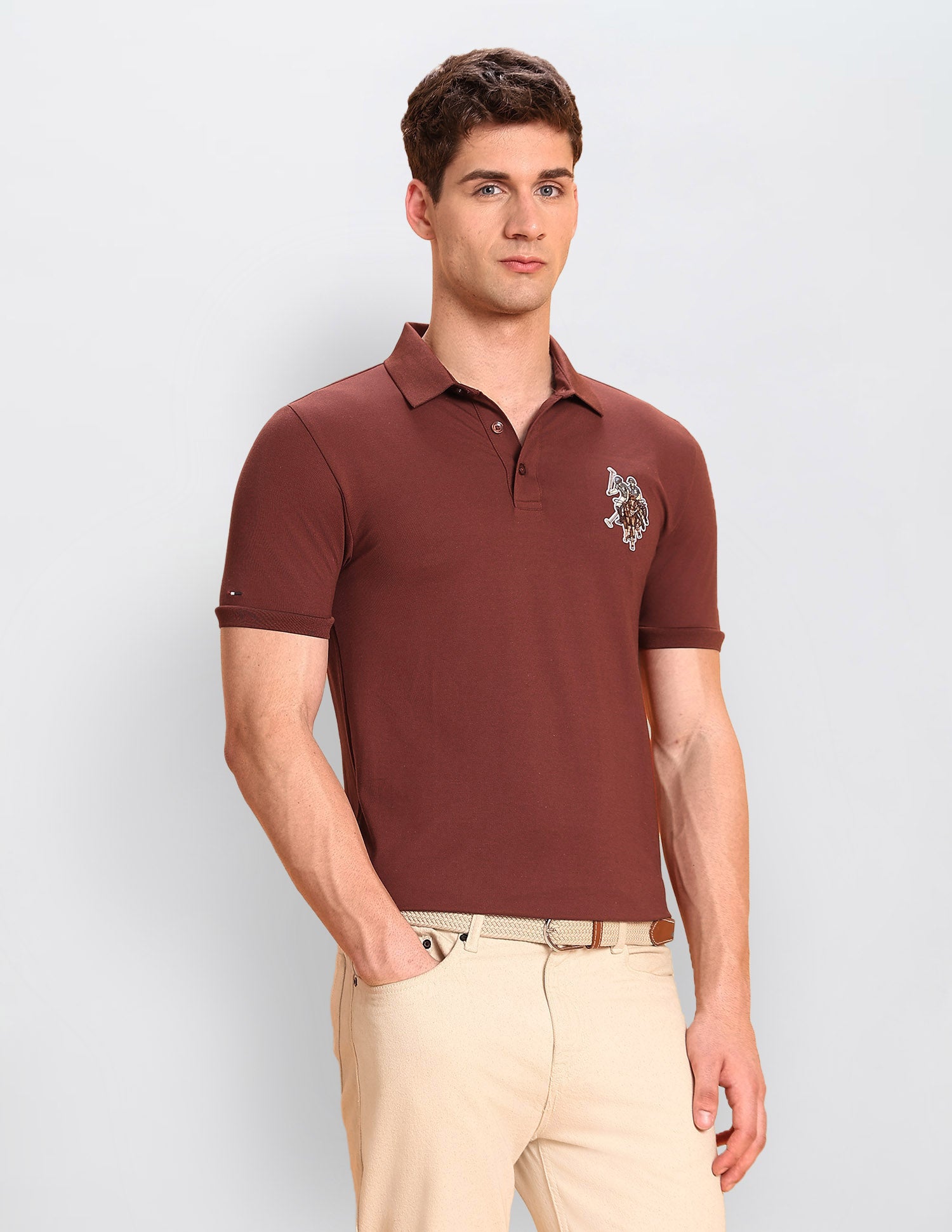 Solid Legend Of Horseshoe Polo Shirt