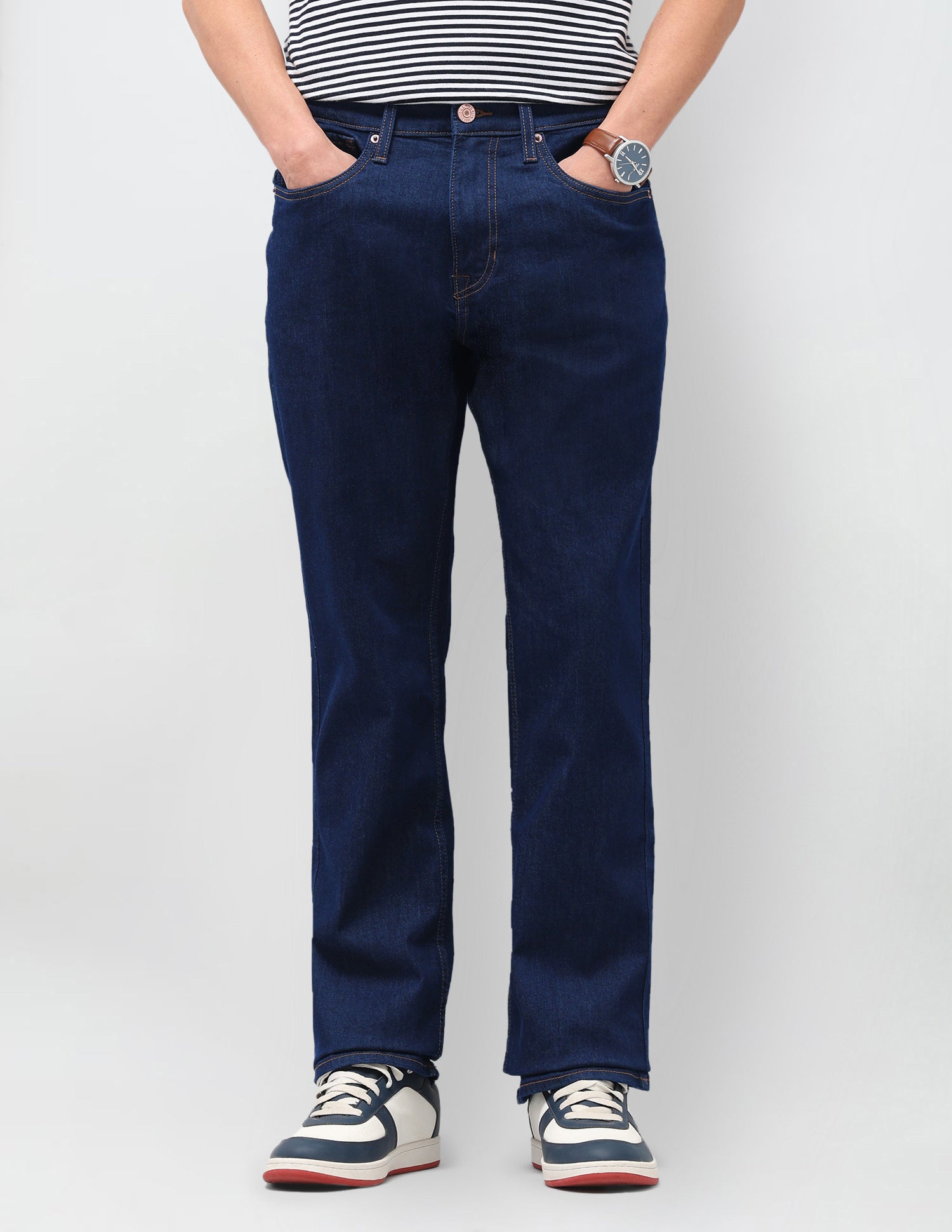 Solid Bootcut Jeans Blue - U.S. Polo Assn. India | Large