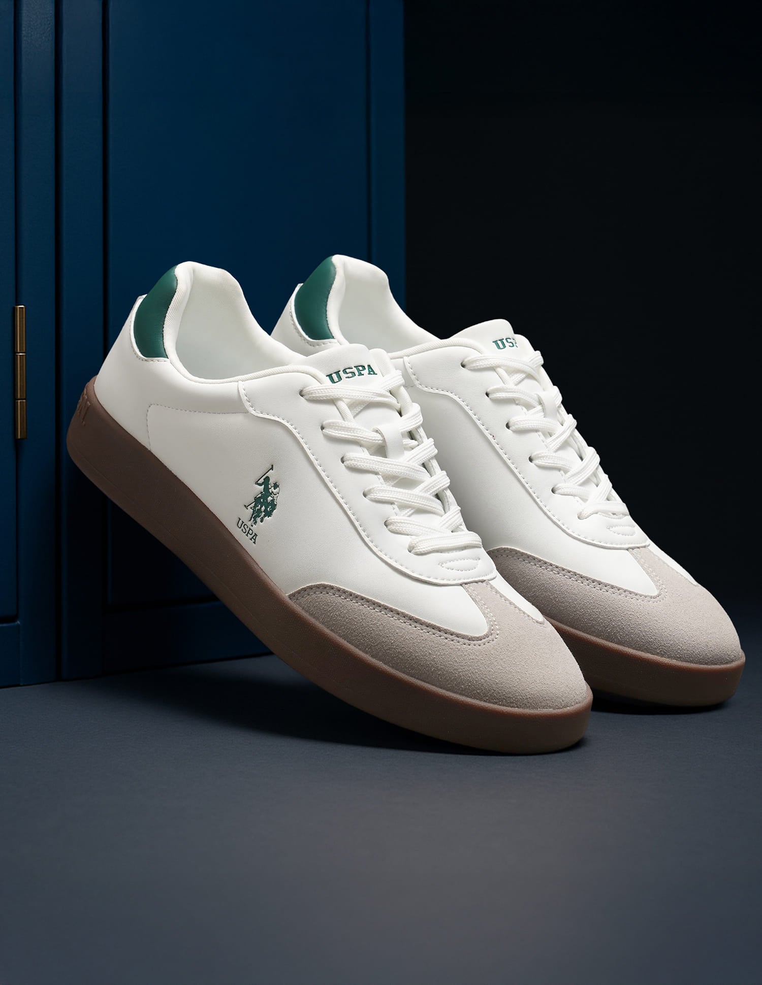 Men Coba 2.0 Colourblocked Round Toe Sneakers Off White - U.S. Polo Assn. India | Large