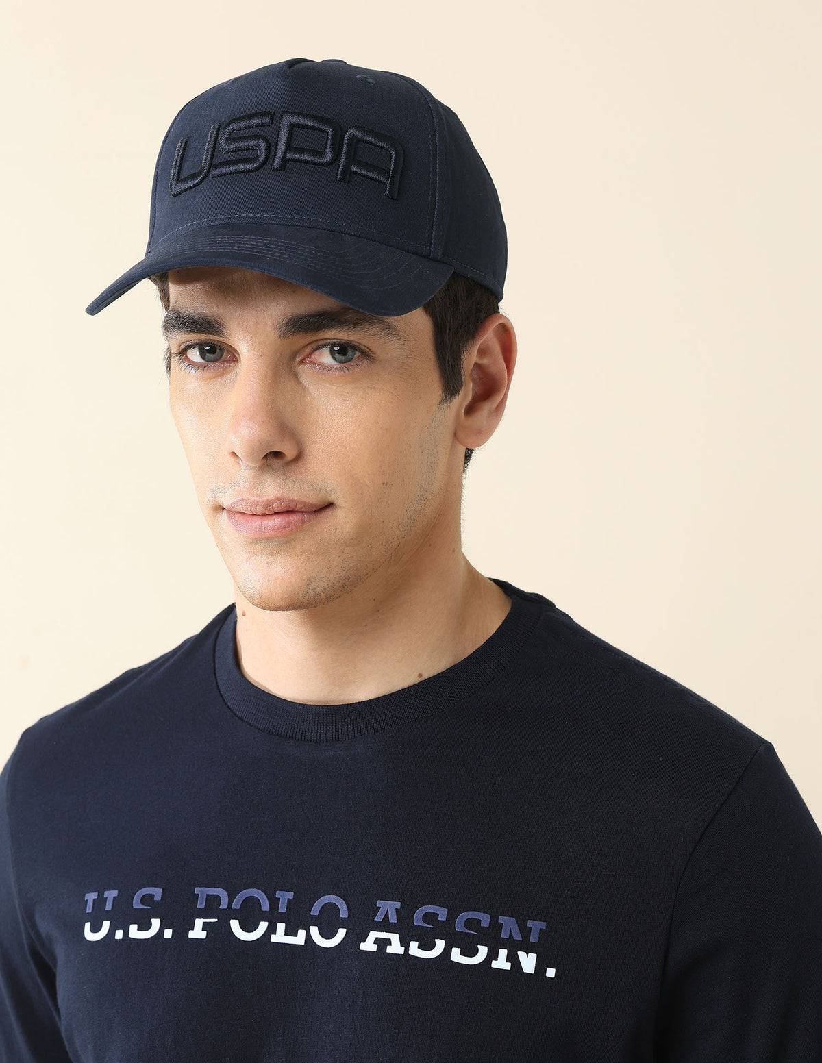 Brand Embroidered Black Label Cap – Polo India - Main Image