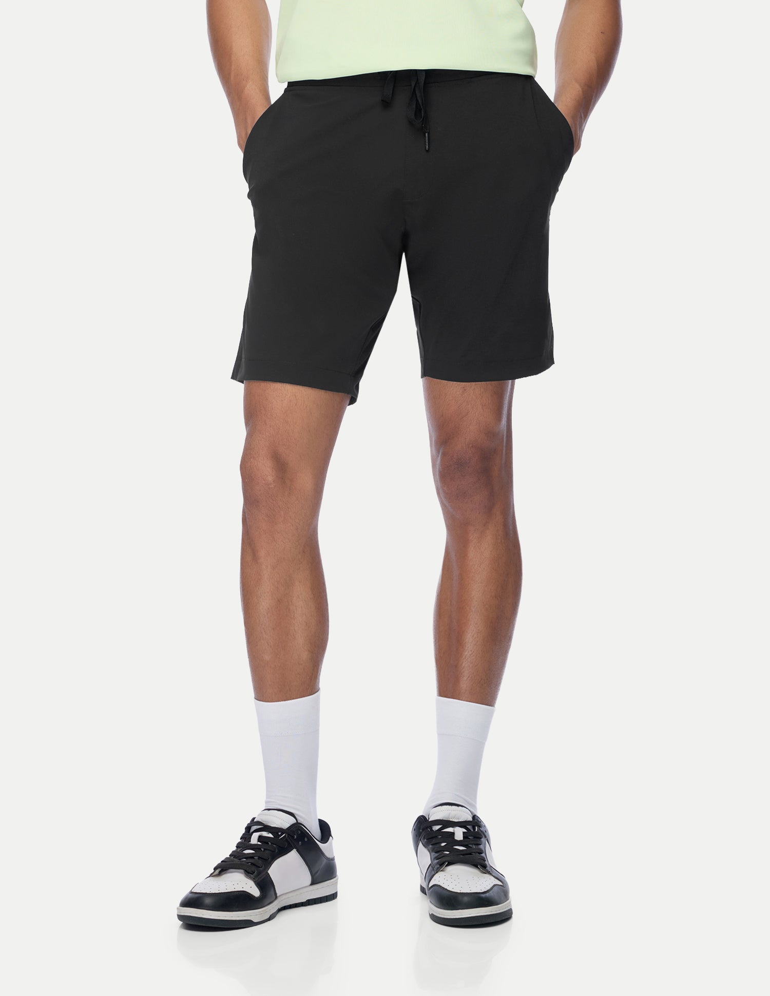 Mid Rise Regular Fit Active Shorts Black - U.S. Polo Assn. India | Large
