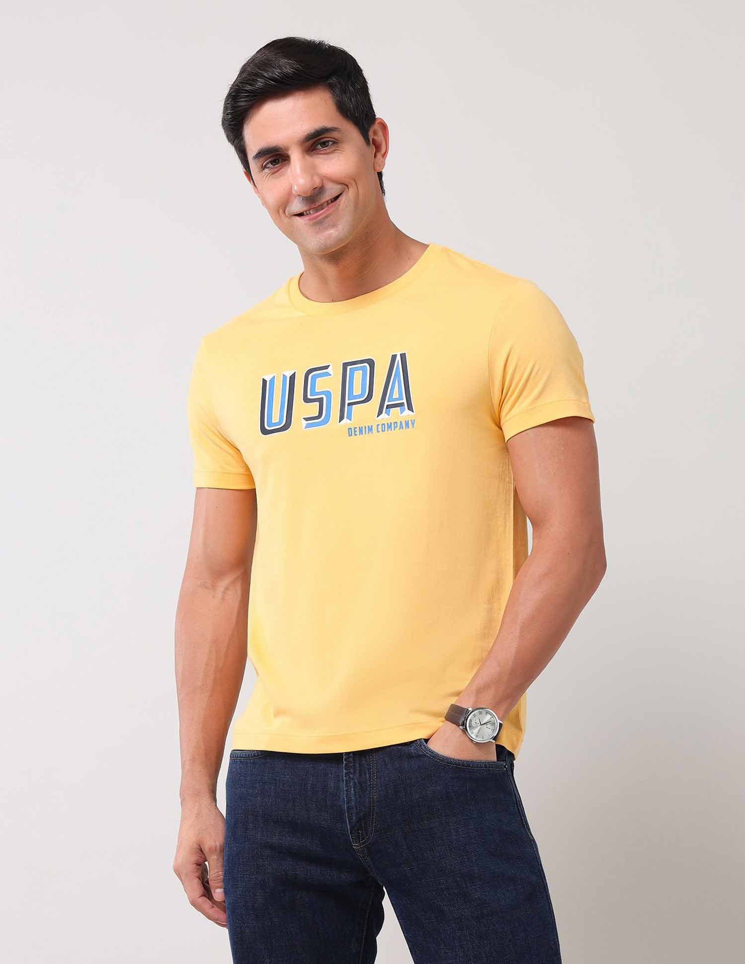 Brand Printed Pure Cotton T-Shirt