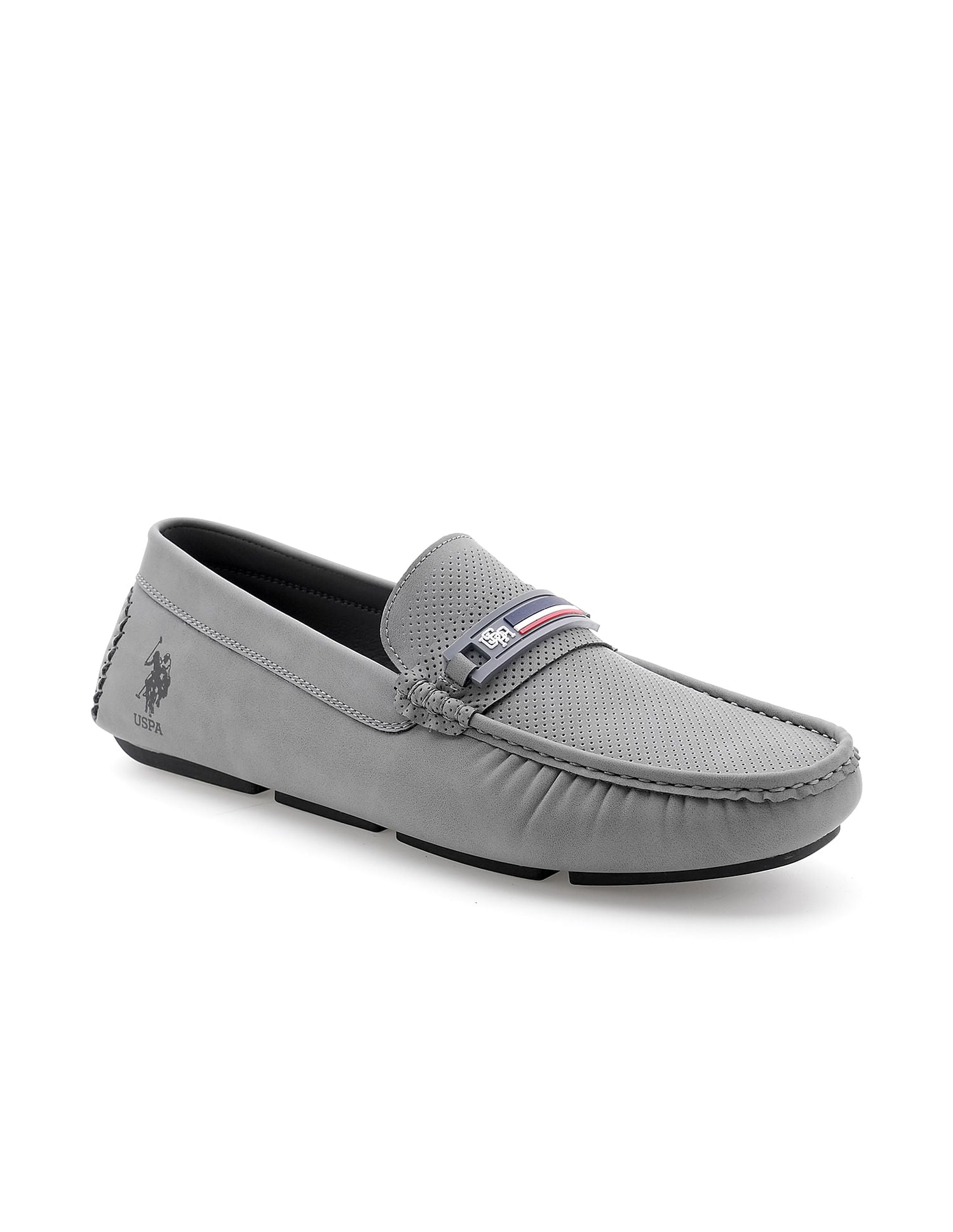 Men Barnes 4.0 Slip On Shoes Grey - U.S. POLO ASSN. | Large