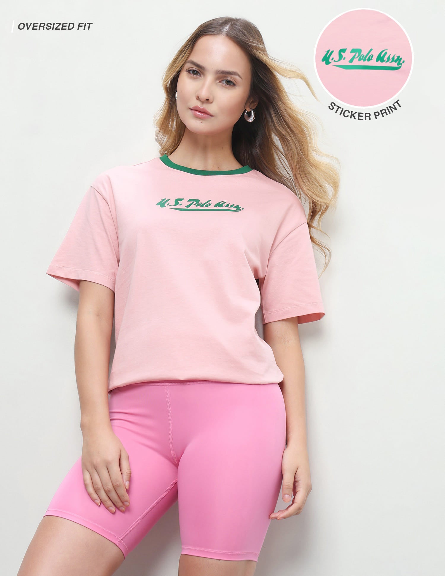 Brand Printed Oversized Fit T-Shirt
