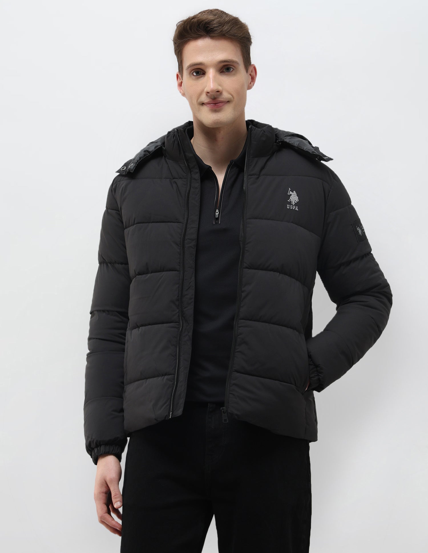 Detachable Hood Puffer Jacket
