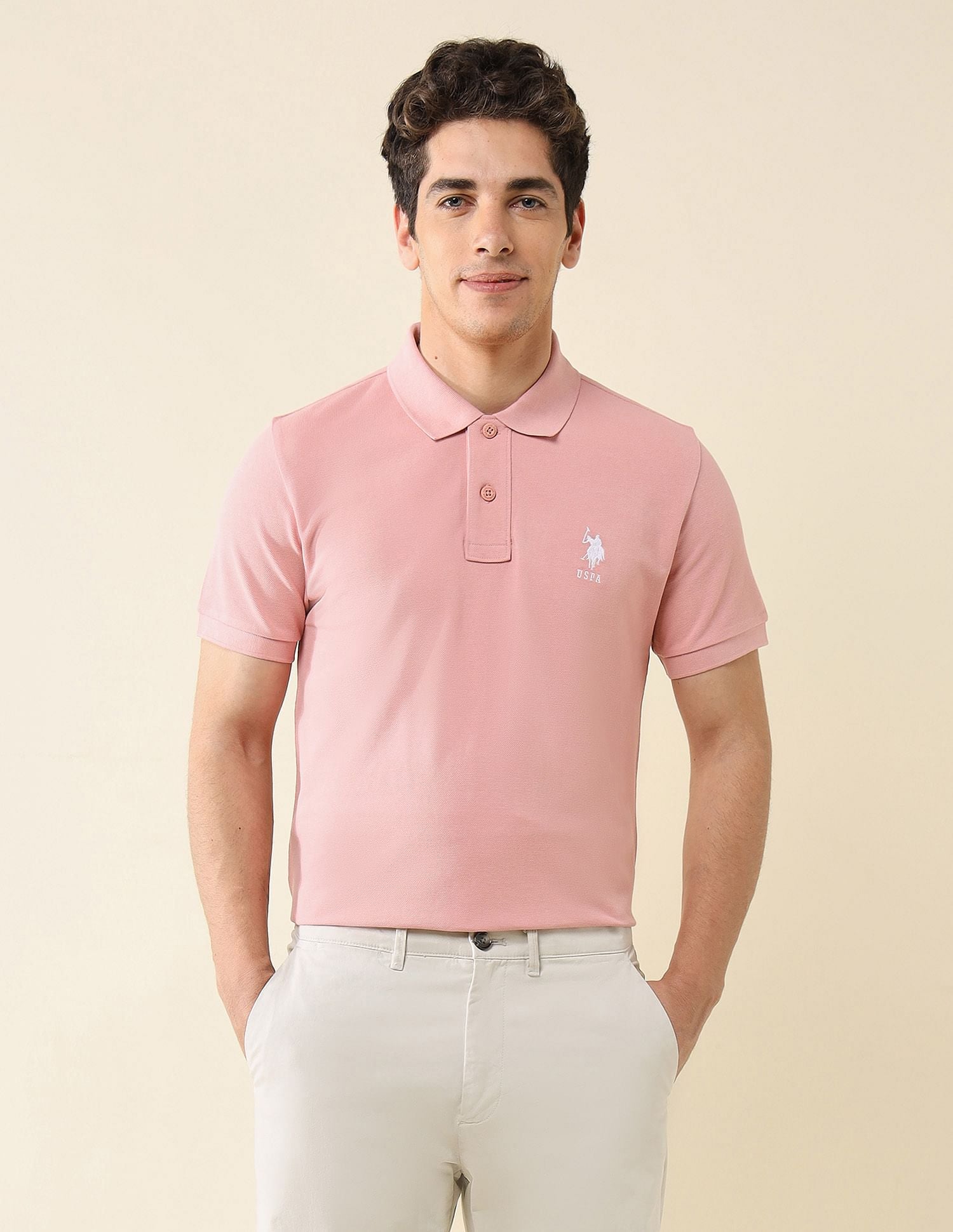 Pure Cotton Slim Fit Polo Shirt