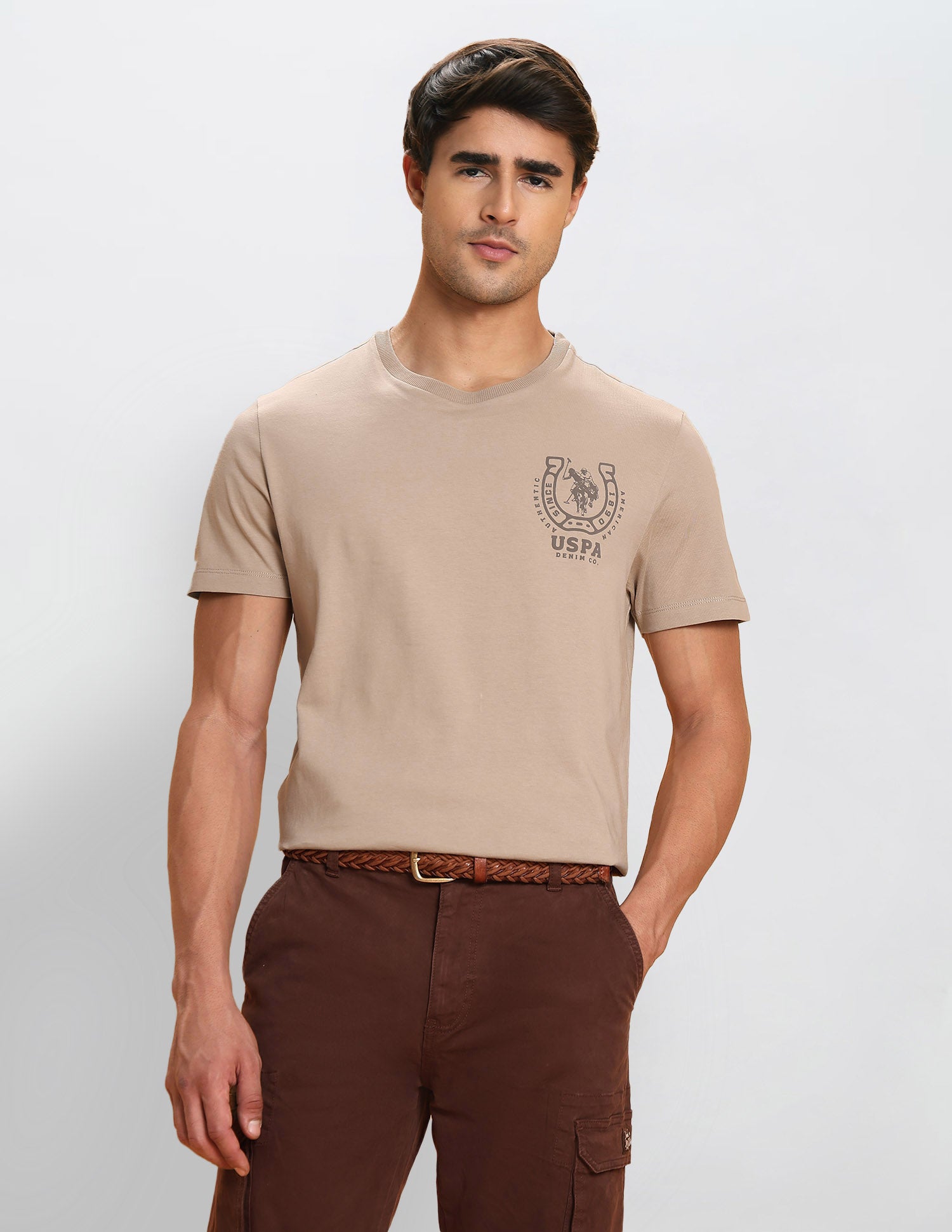 Pure Cotton Brand Printed T-Shirt