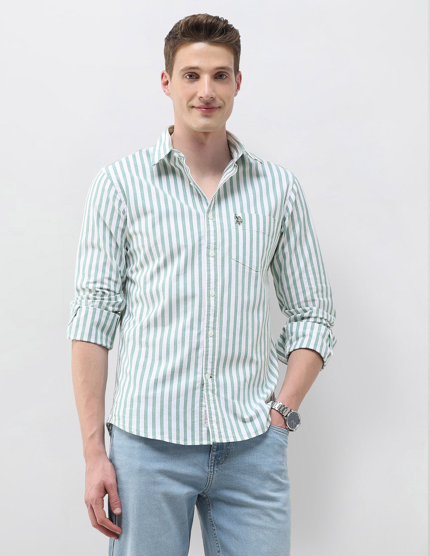 Oxford Vertical Striped Shirt