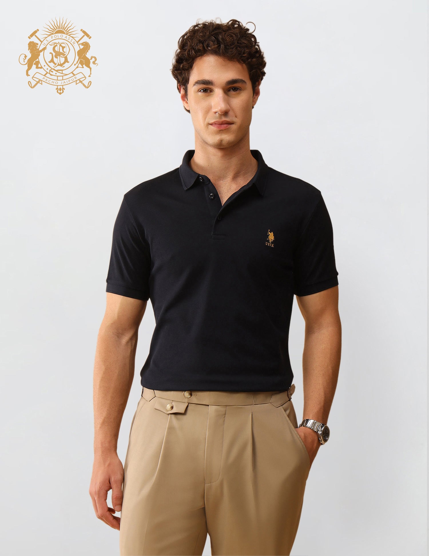 Pacho X Slim Fit Solid Polo Shirt