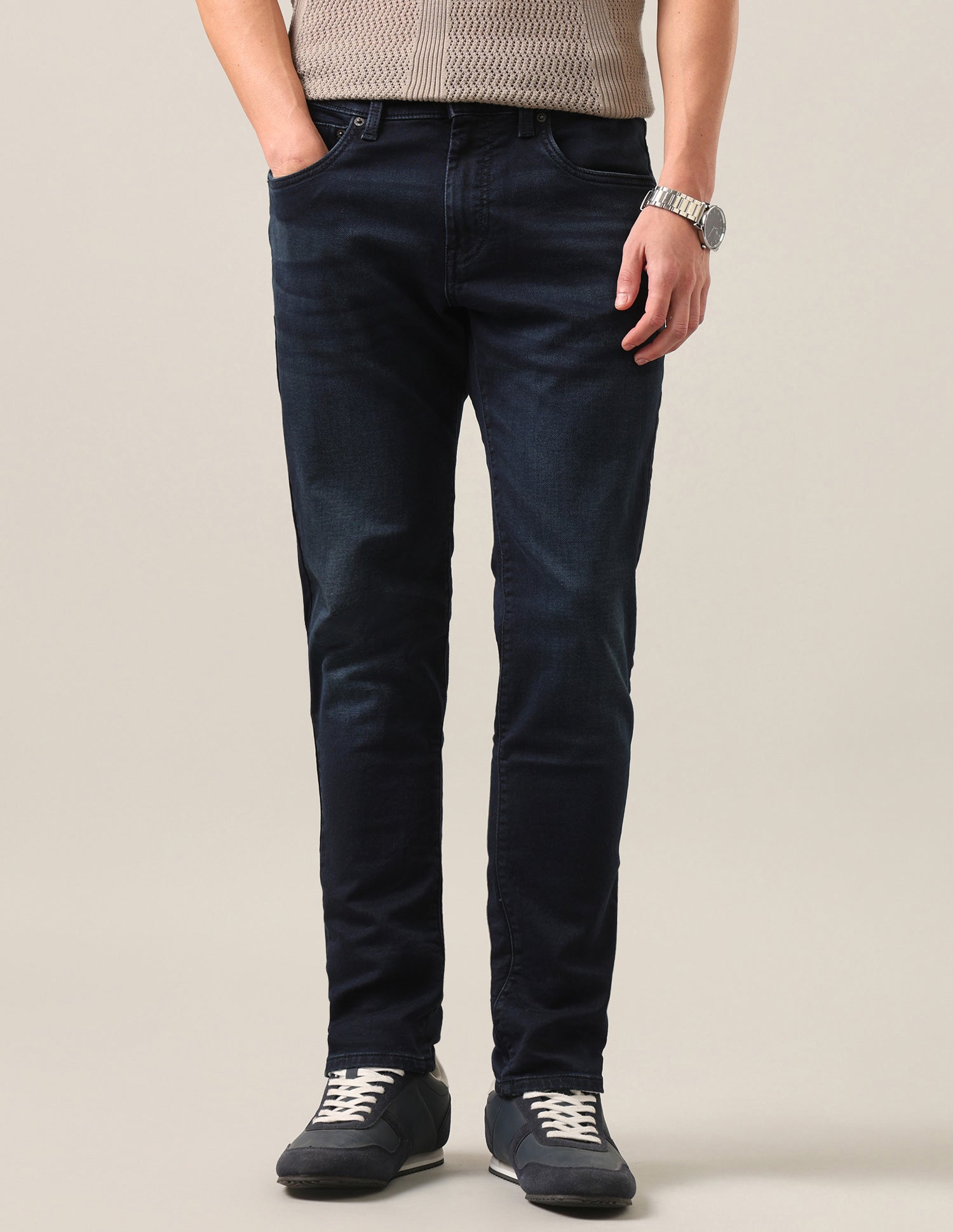 Brandon Slim-Tapered Fit Blue Jeans Dark Blue - U.S. Polo Assn. India | Large