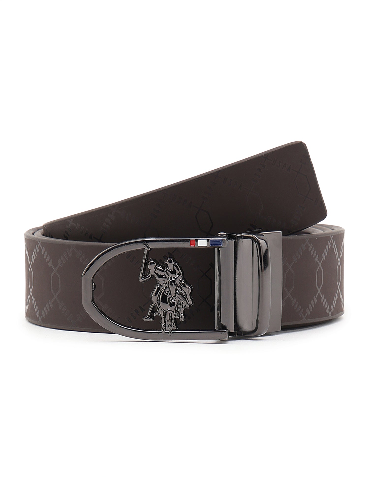 Alaric Geometric Reversible Belt Multi2 - U.S. Polo Assn. India | Large