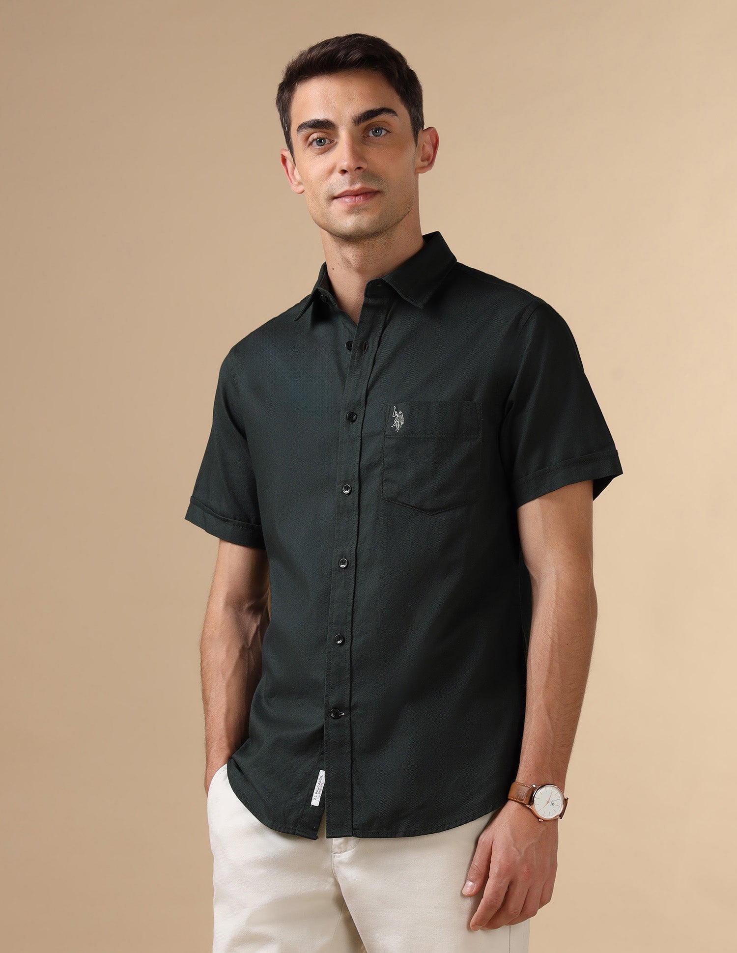 Dobby Pure Cotton Shirt