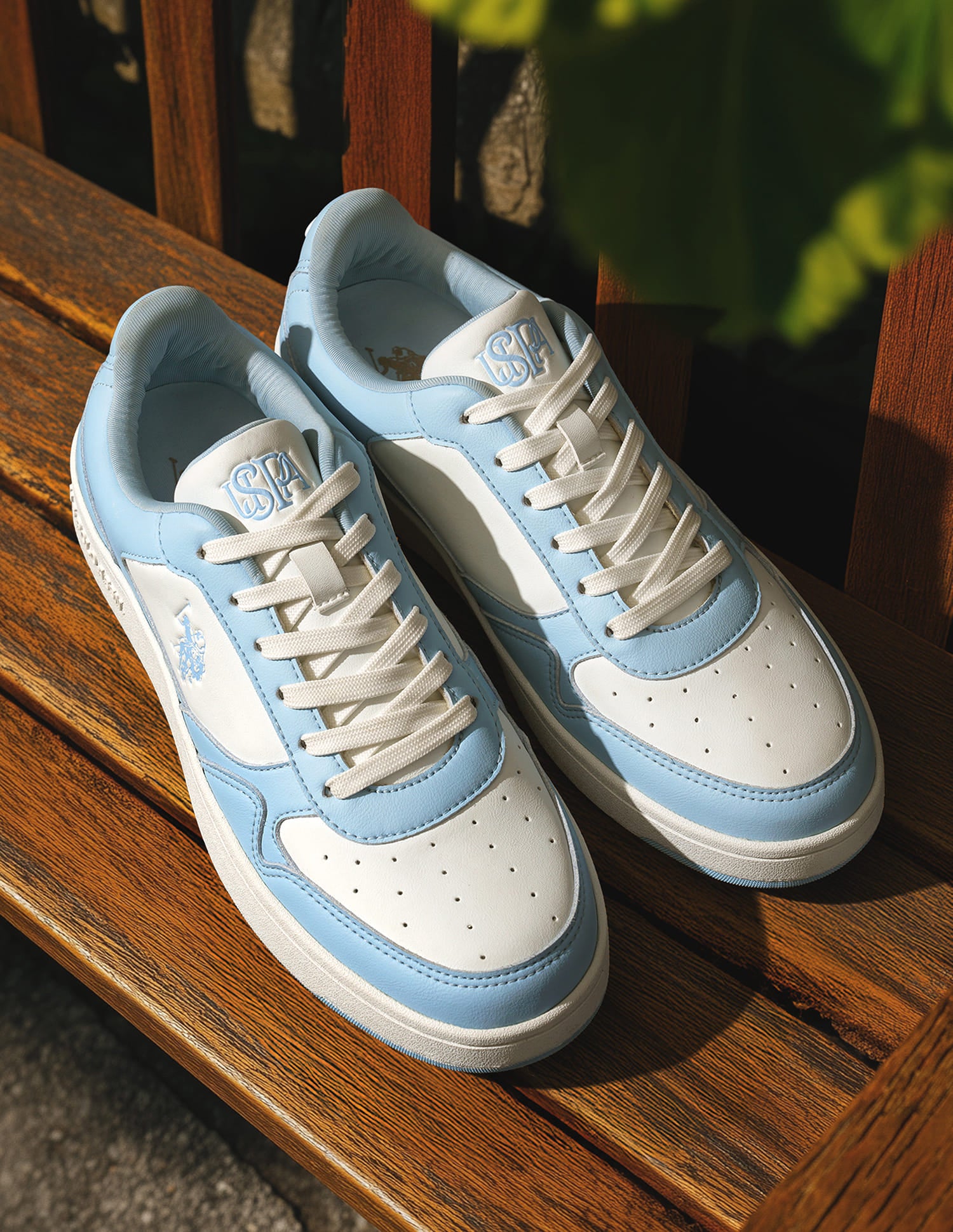 Women Nova 2.0 Lace Up Sneakers Light Blue - U.S. Polo Assn. India | Large