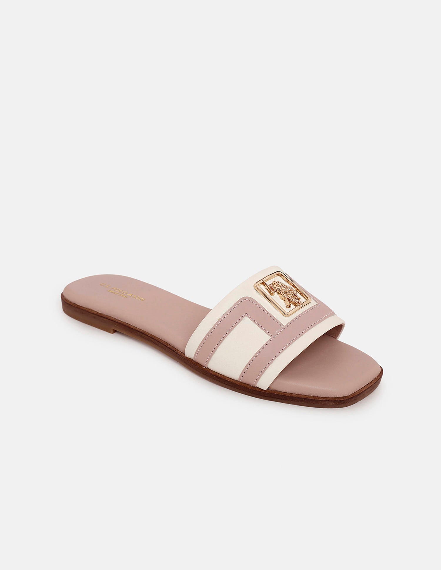 Veylisse Square Toe Flats Nude - U.S. Polo Assn. India | Large