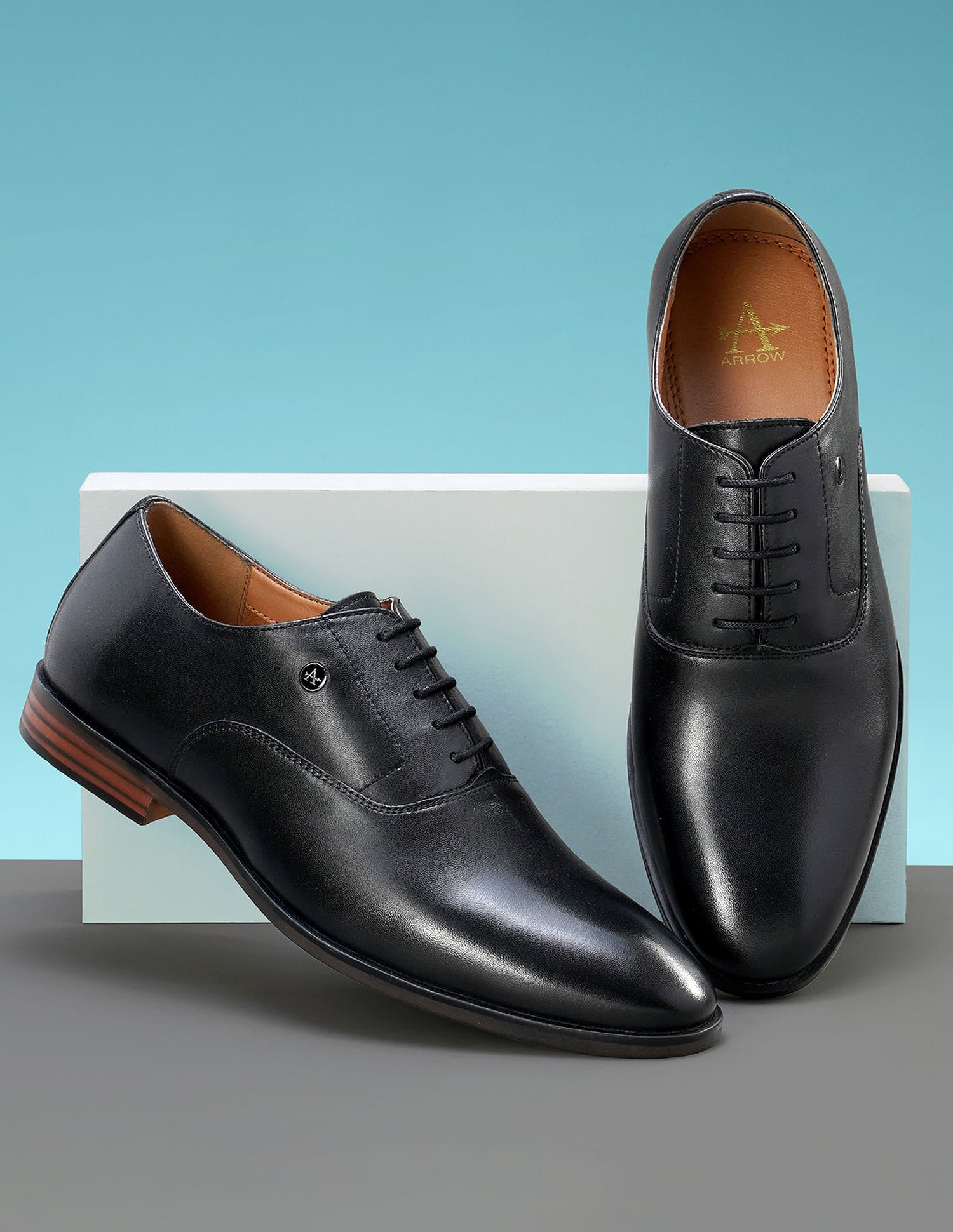 Pelican 3.0 Solid Leather Shoes Black - U.S. Polo Assn. India | Large