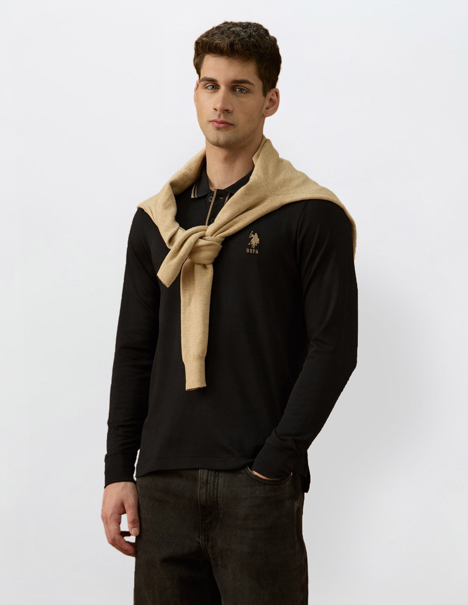 Solid Equestrian Aisle Theater Polo Shirt