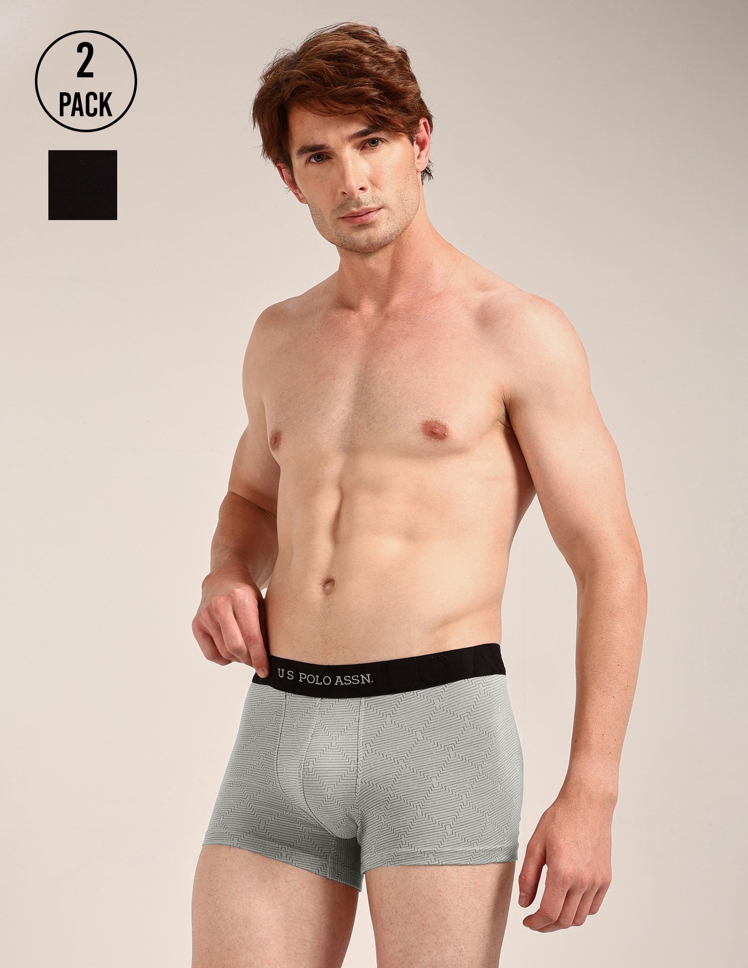 Printed Cotton Stretch Essential OET23 Trunk - Pack Of 2