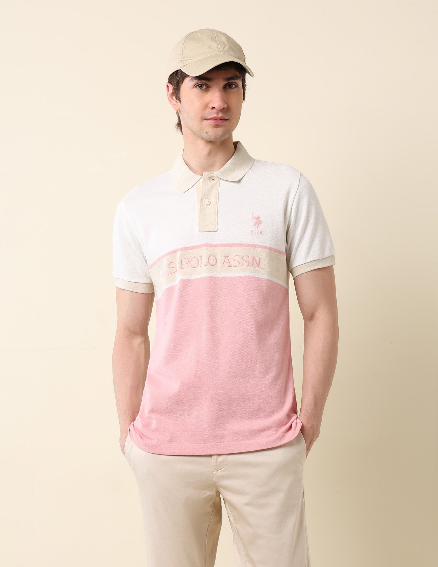 Colourblocked Classic Polo Shirt