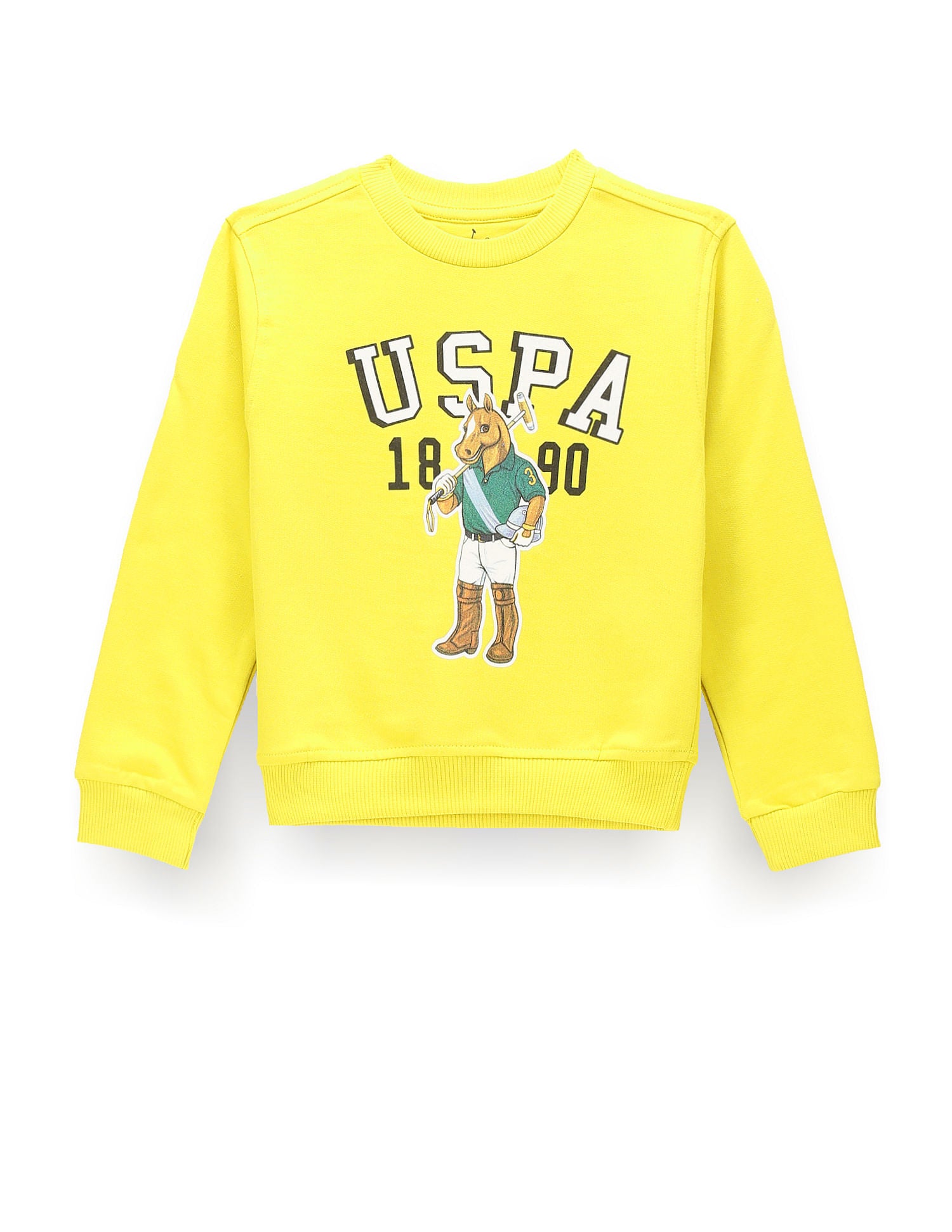 Boys Mascot Print Sweatshirt