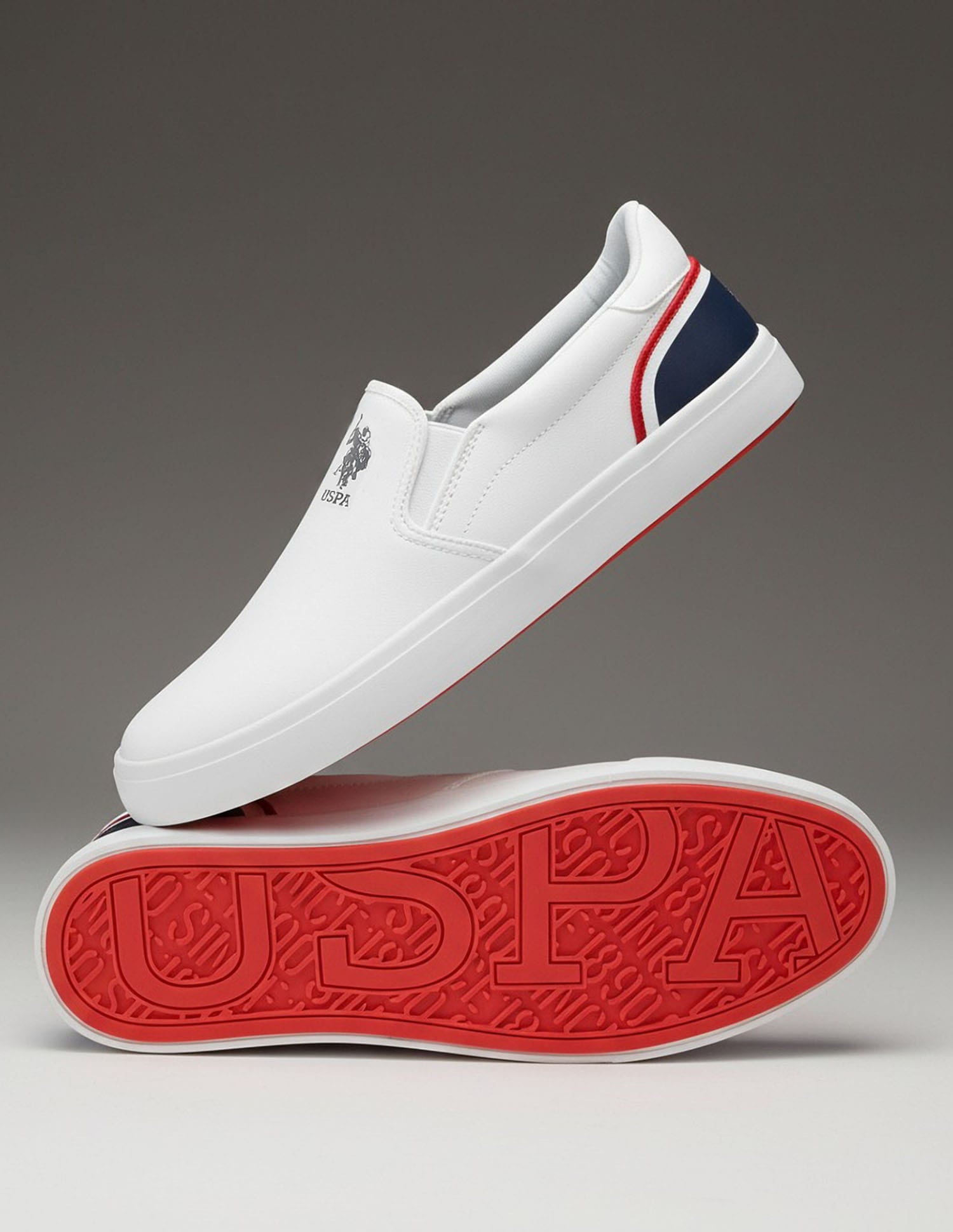 Men Timeo 2.0 Round Toe Sneakers Off White - U.S. Polo Assn. India | Large