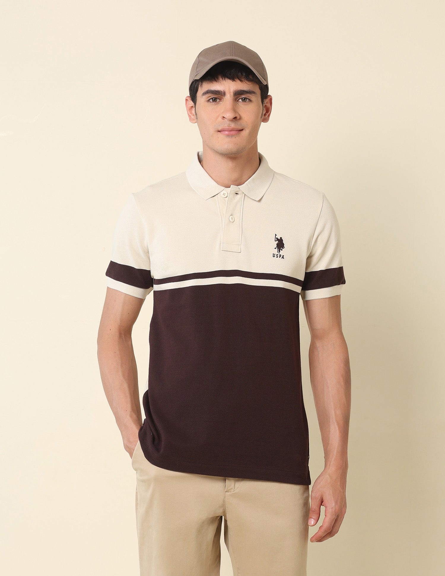 Colourblocked Classic Polo Shirt
