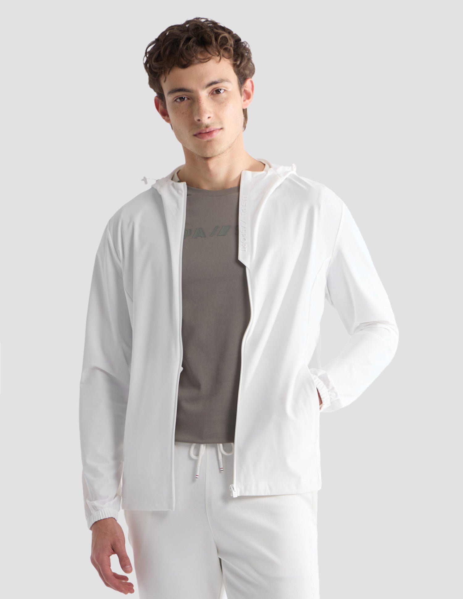 Slim Fit Active Zipper Jacket