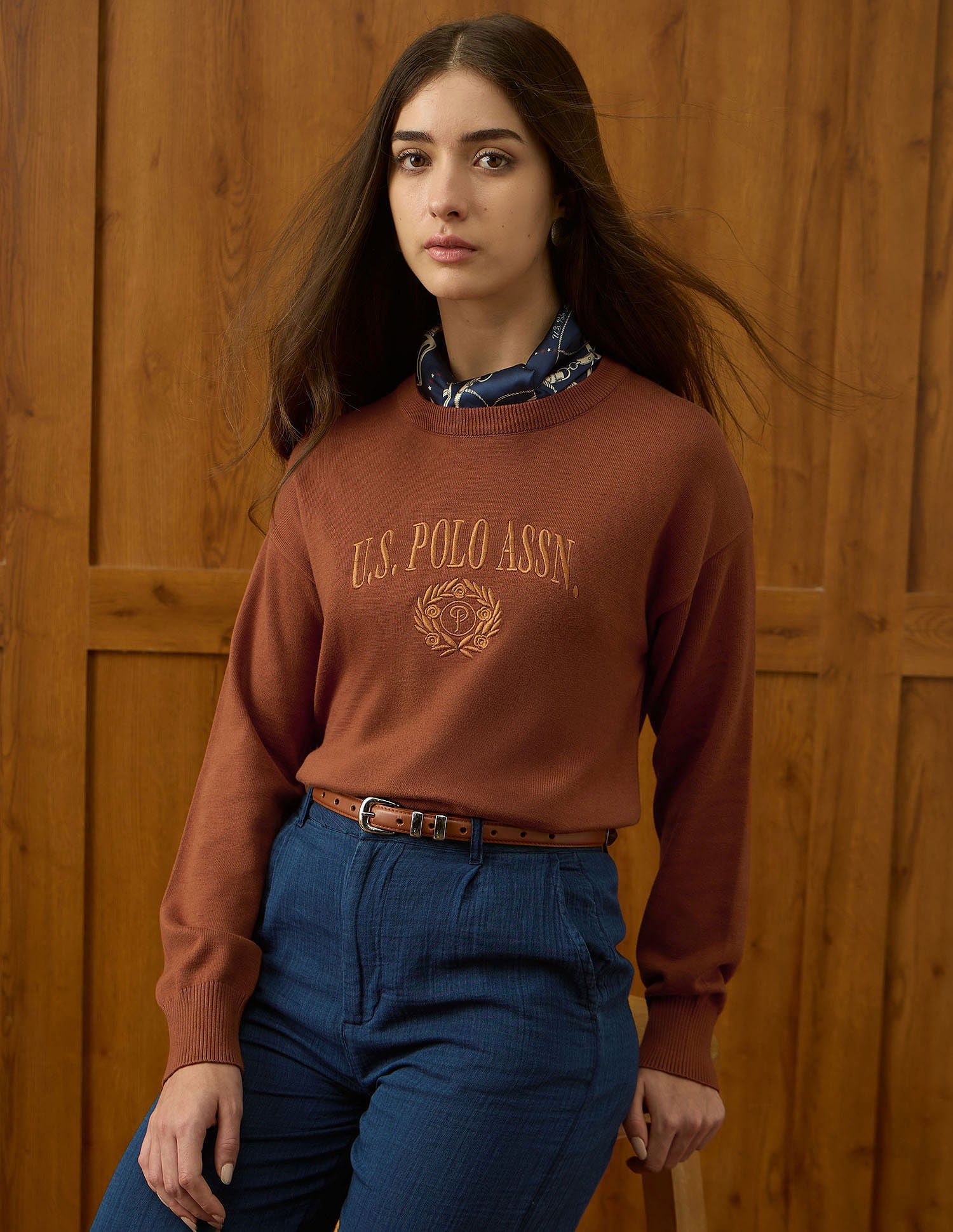 Relaxed Fit Drop Shoulder Sweatshirt