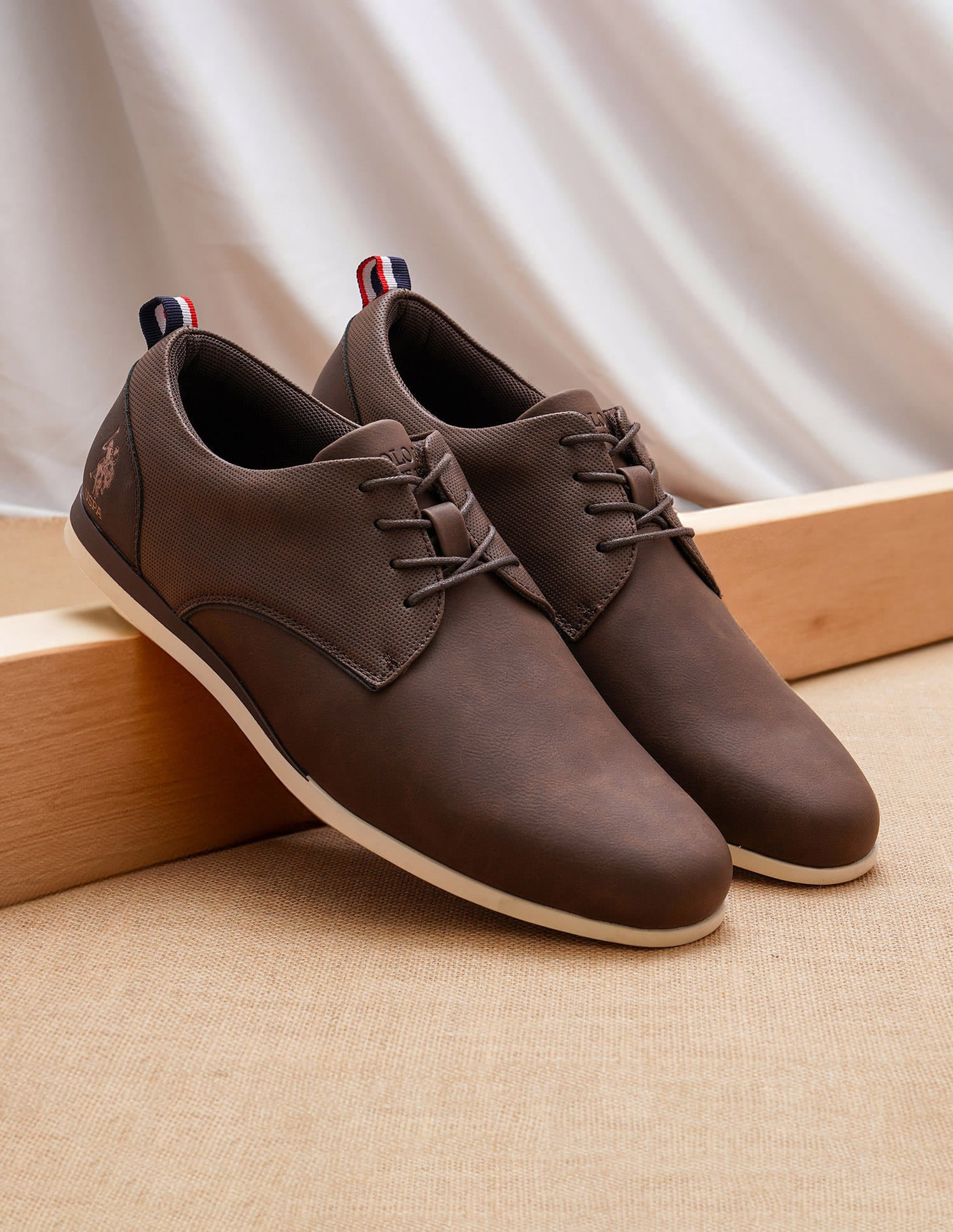 Men Lace Ups Darryl 3.0 Casual Shoes Medium Brown - U.S. Polo Assn. India | Large