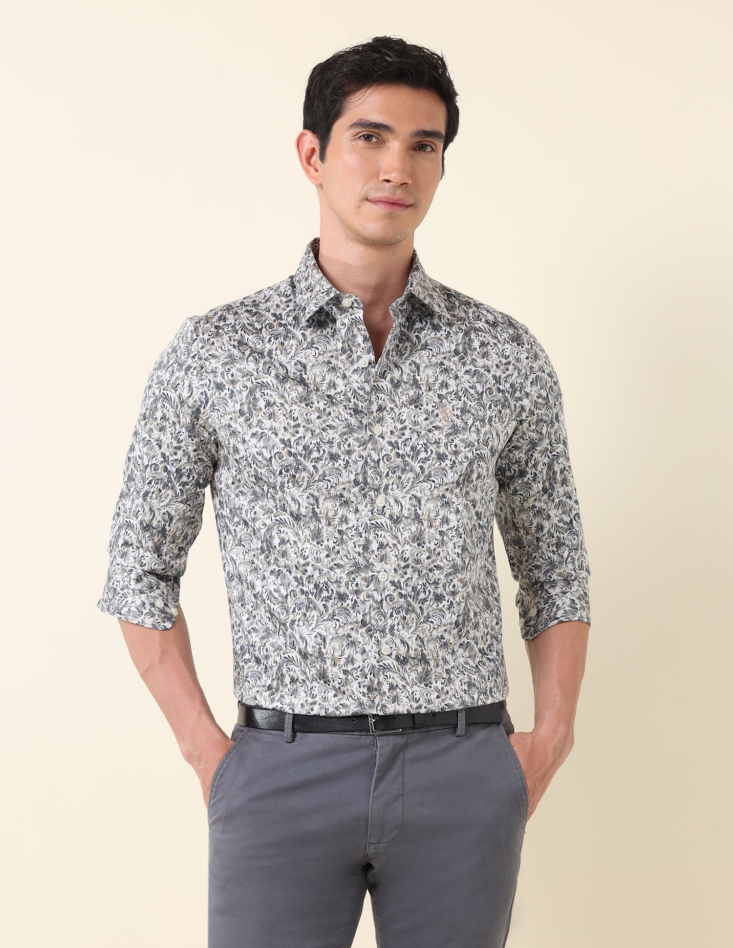 All Over Printed Tailored Fit Shirt