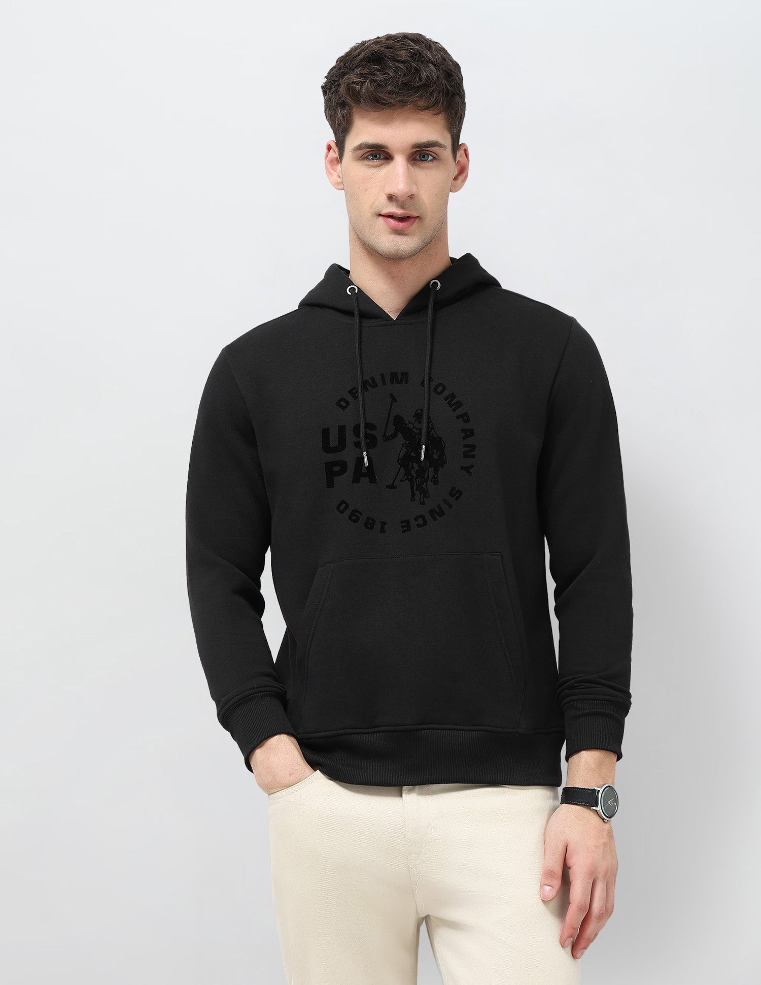 Brand Printed Regular Fit Sweatshirt