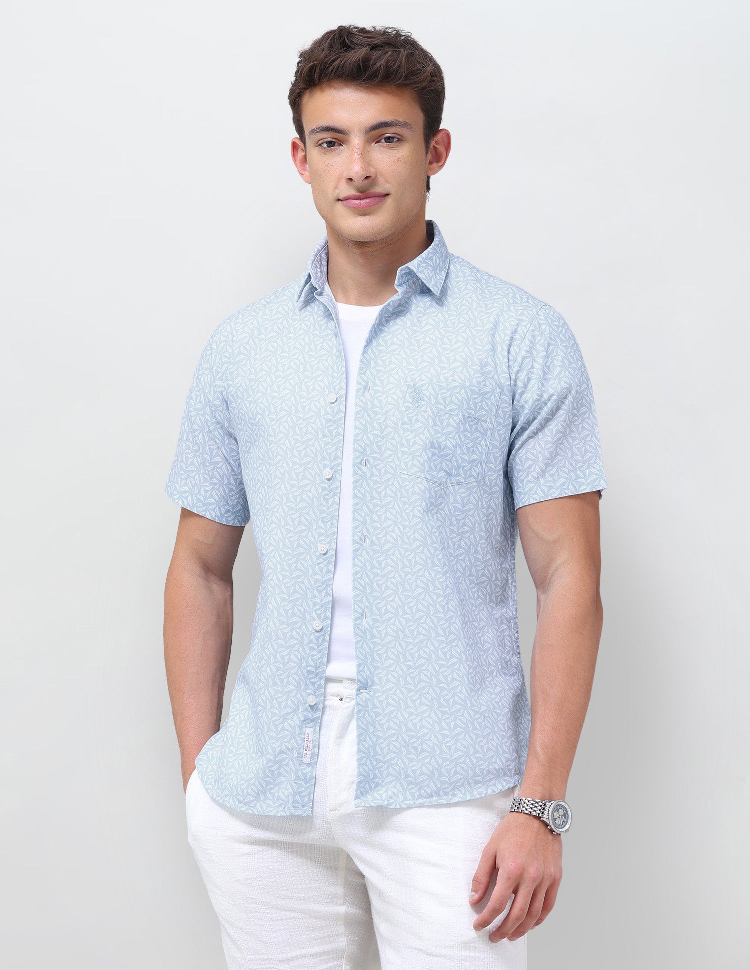 Tropical Printed Regular Fit Shirt