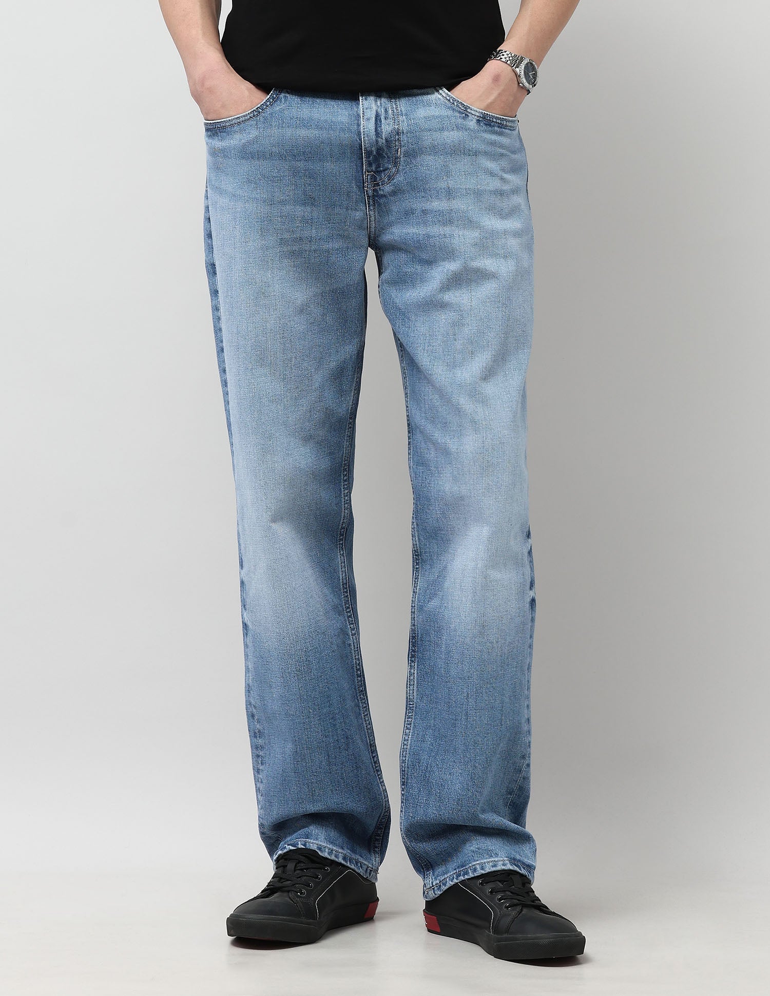 Shawn Relaxed Fit Blue Jeans