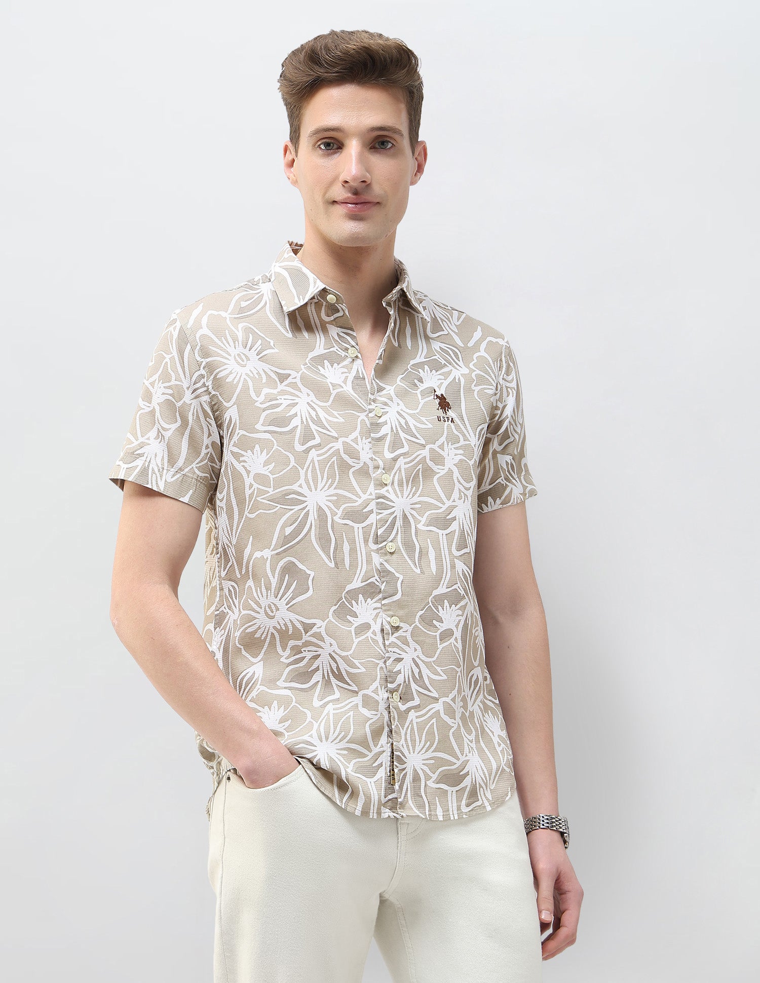Floral Printed Summer House Shirt