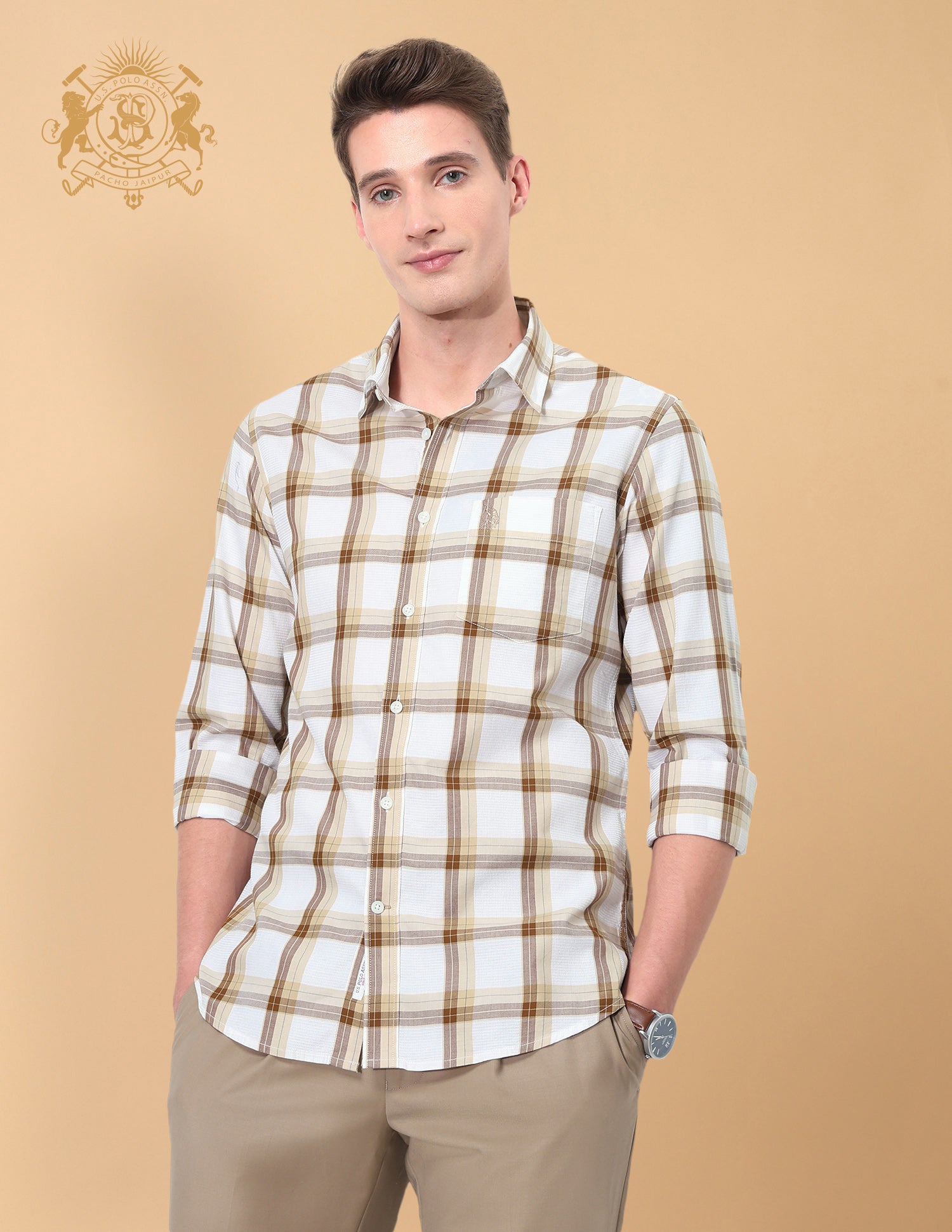 White Harbour Tartan Checked Shirt