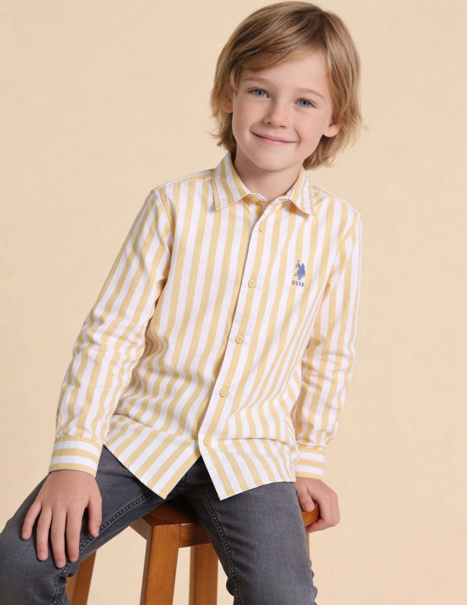 Vertical Striped Regular Fit Shirt