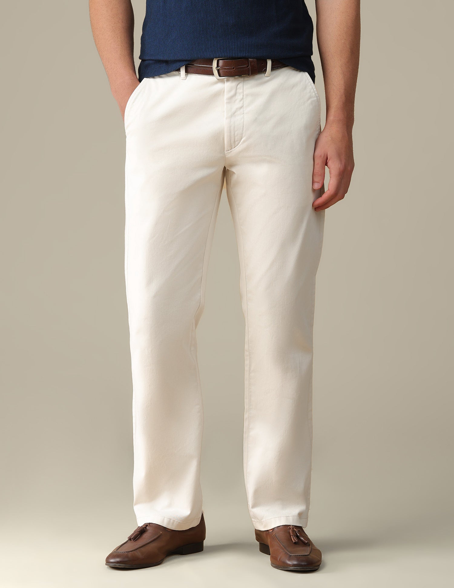 Riley straight fit Twill Trousers