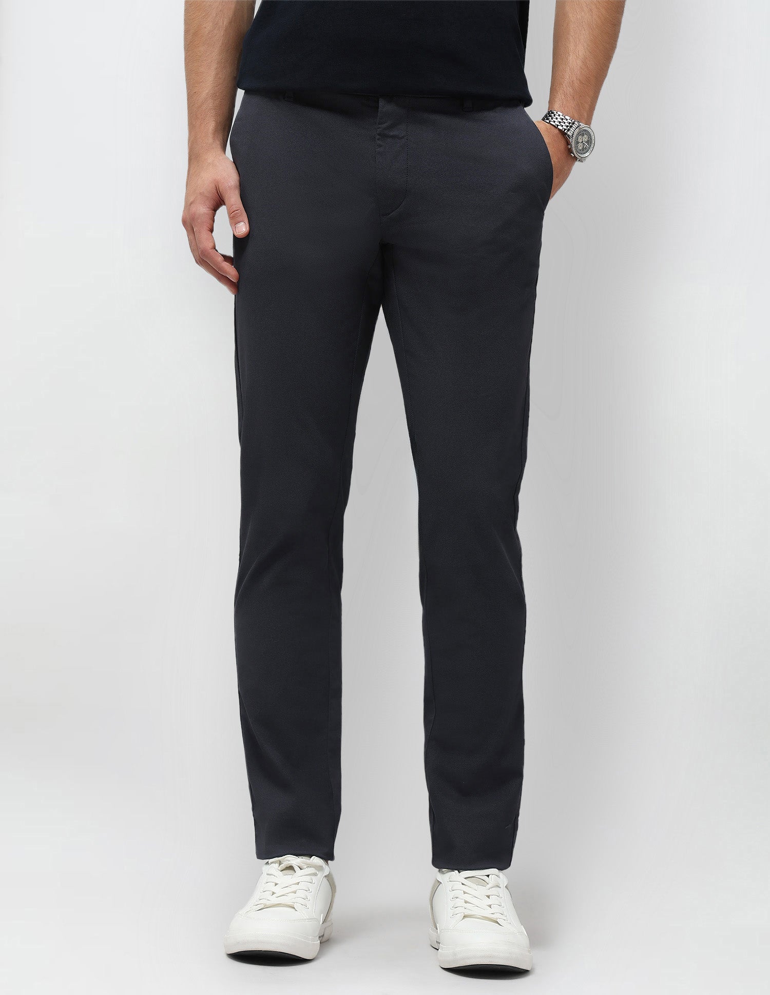Austin Slim Fit Satin Trousers