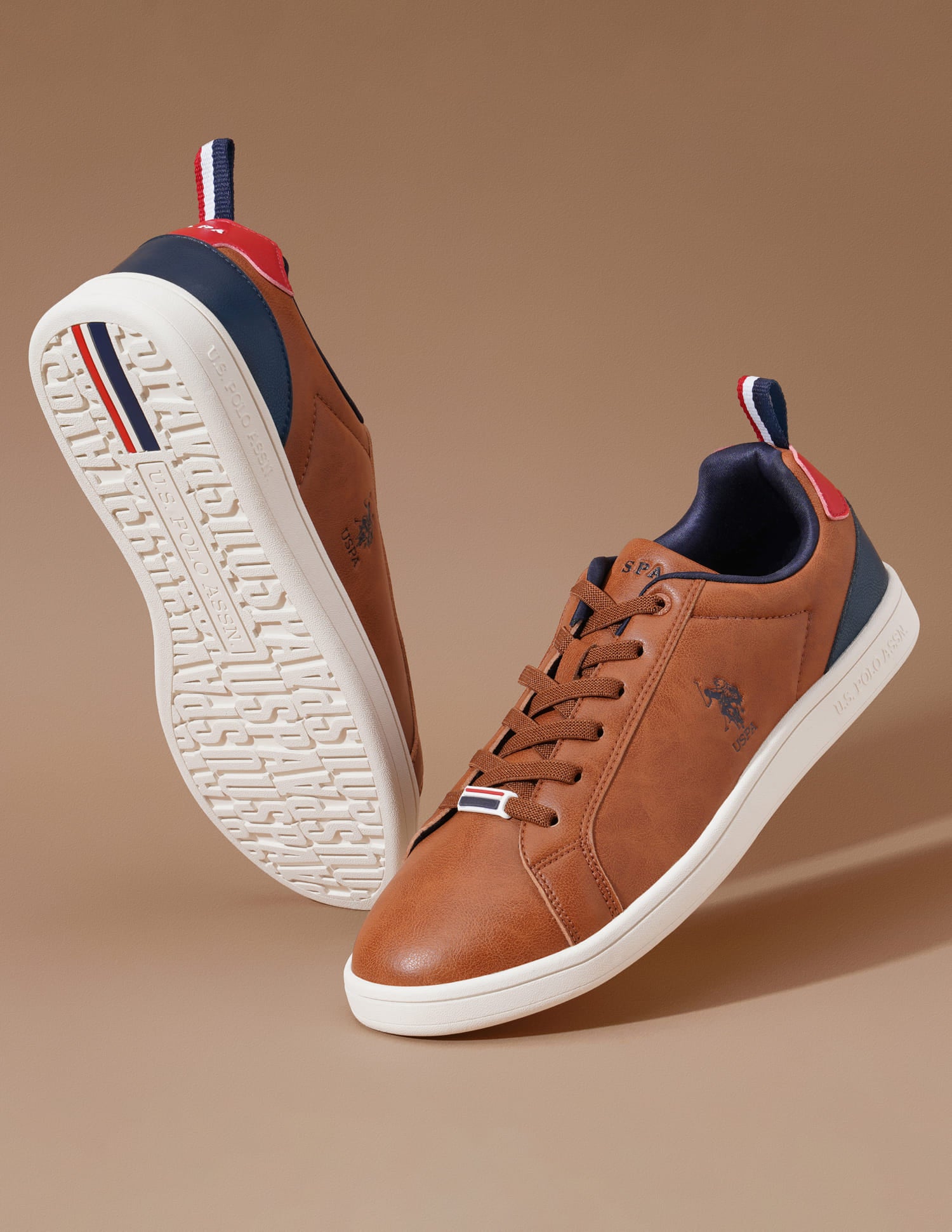 Men Stefan Tan All Day Sneakers Tan - U.S. Polo Assn. India | Large
