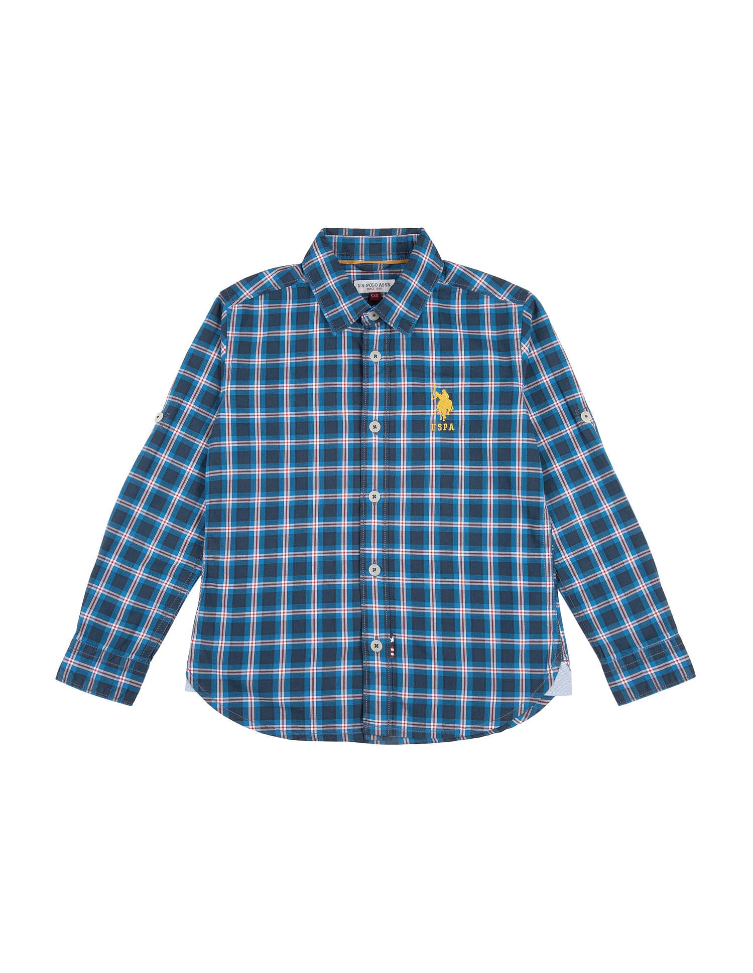 Boys Long Sleeve Check Shirt