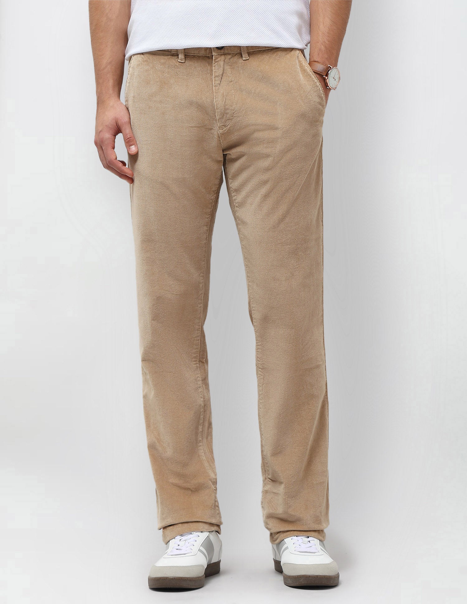 Riley Straight Fit Corduroy Trousers