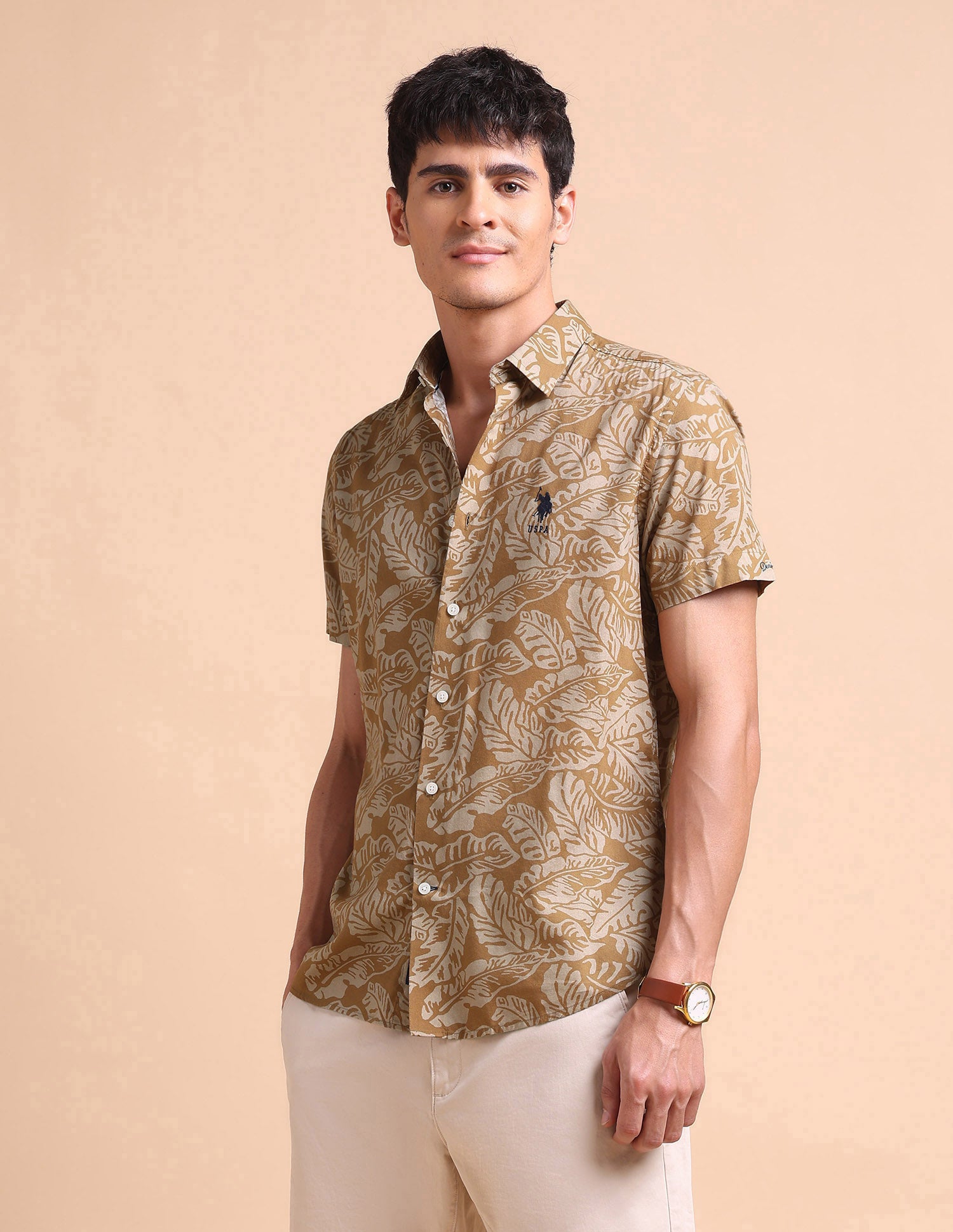Manhattan Slim Fit All-Over Shirt
