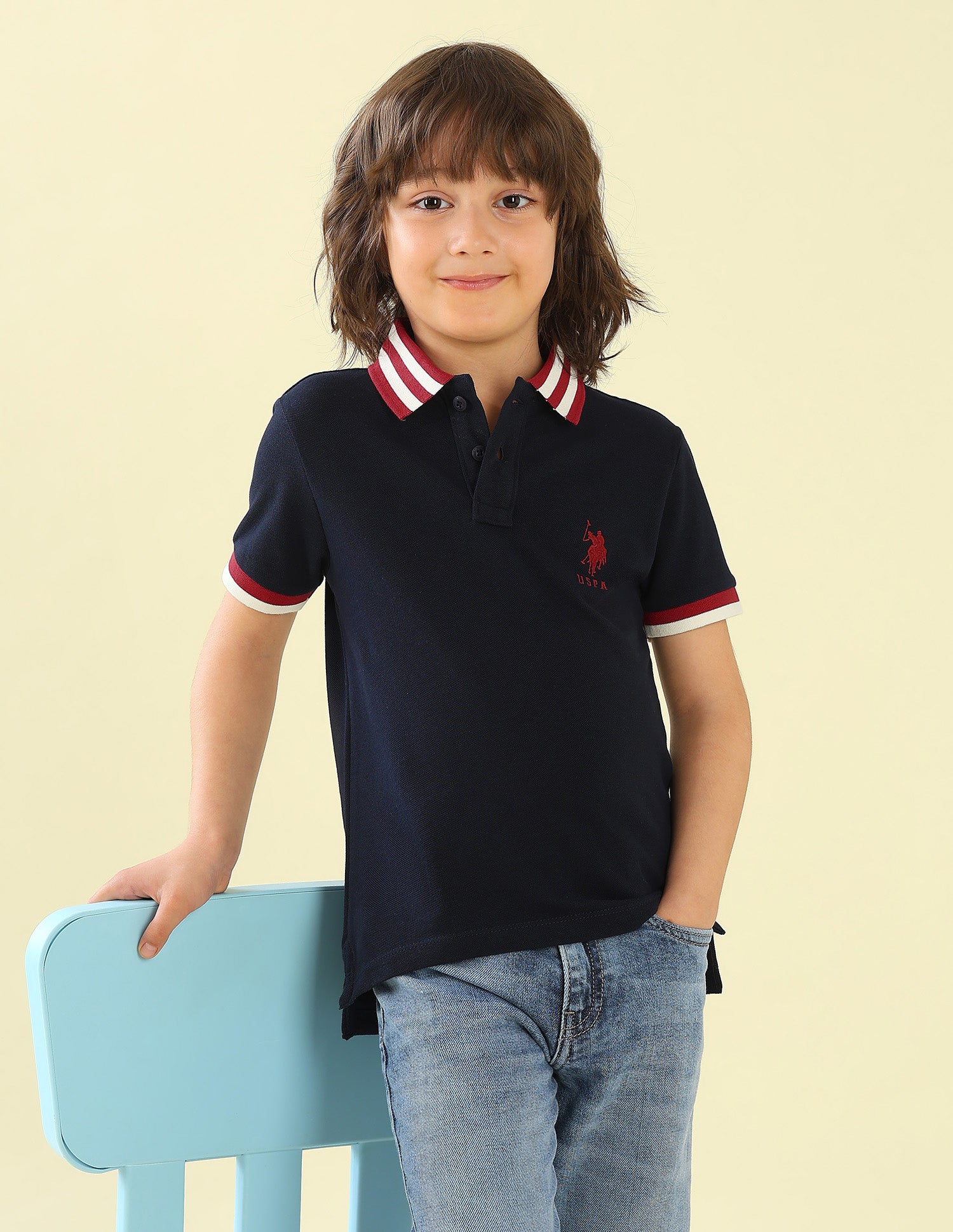 Solid Regular Fit Polo Shirt