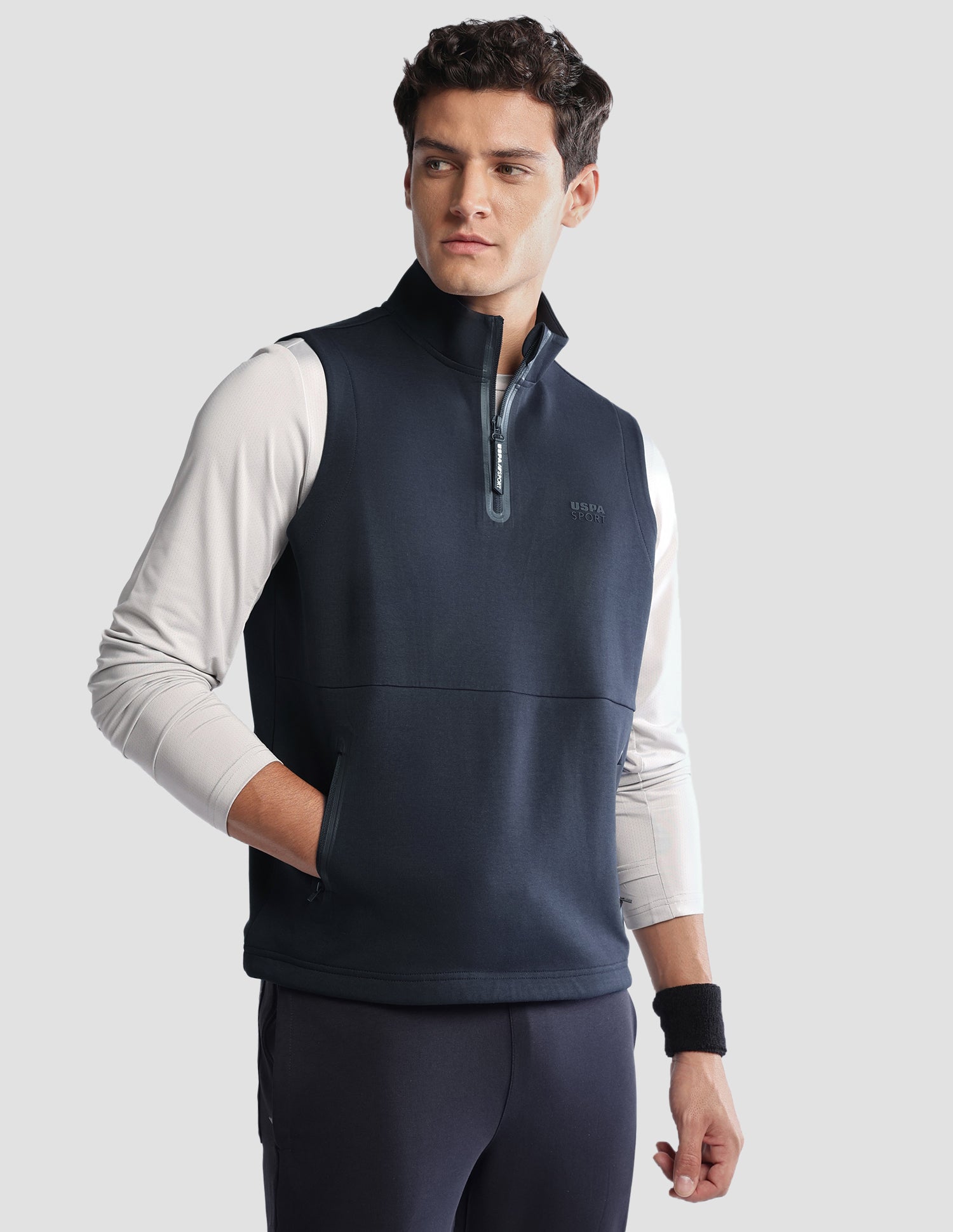 Solid Regular Fit Active Sweatshirt