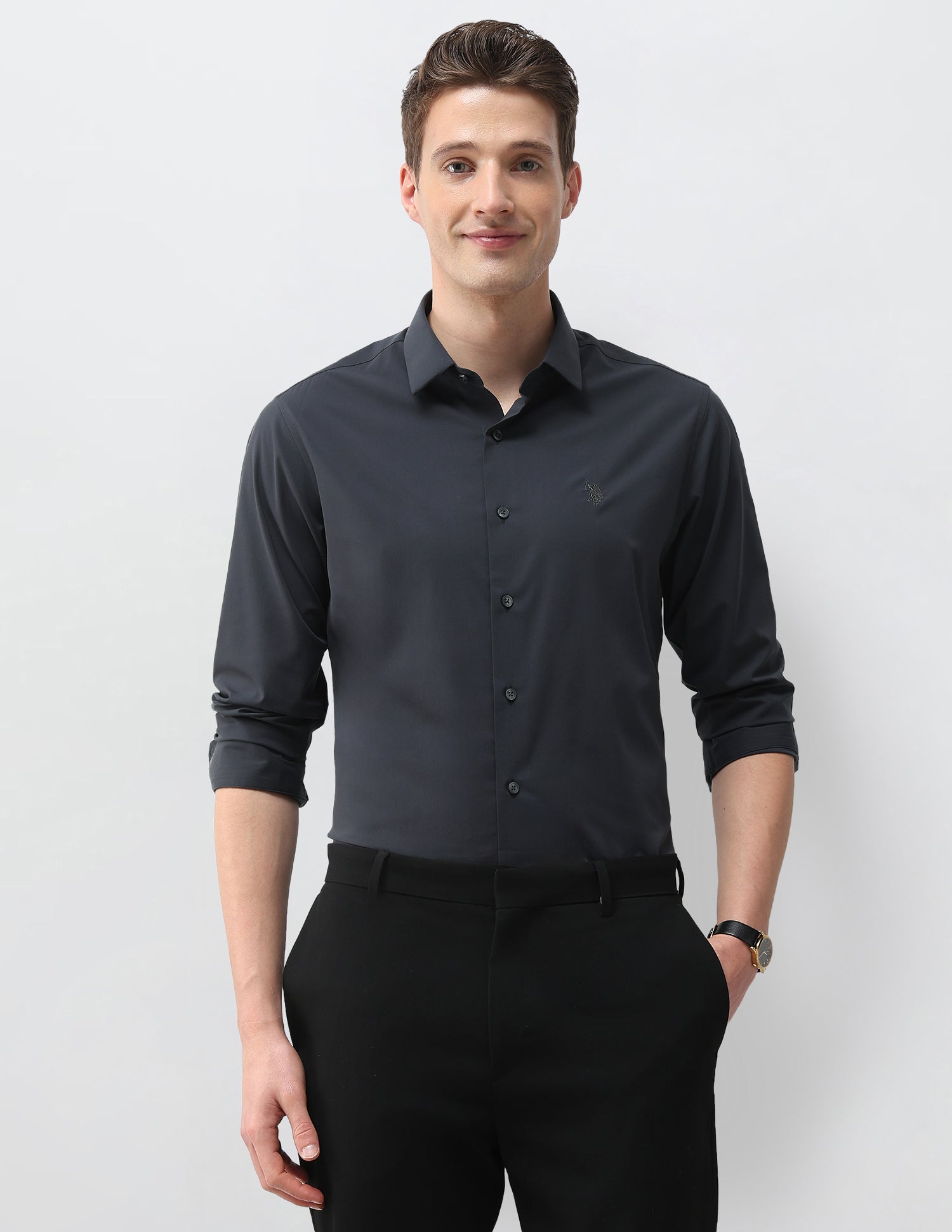 Aeris Solid Regular Fit Shirt