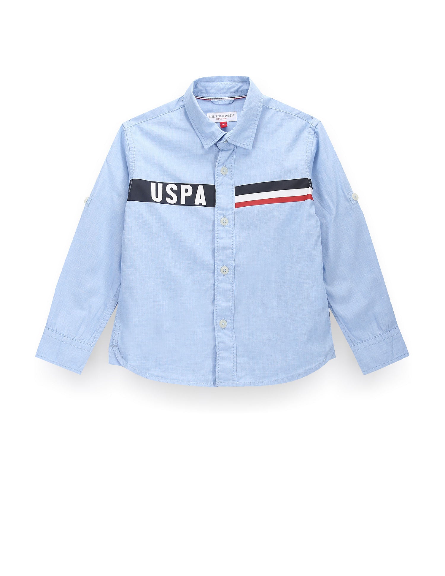 Boys Stripe Cotton Shirt